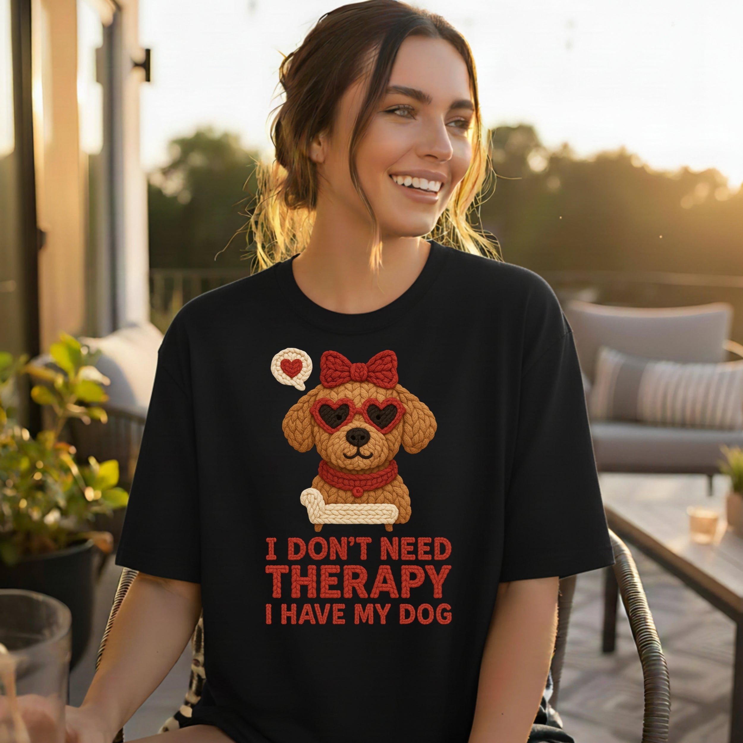I Don't Need Therapy I Have My Dog Graphic Shirt