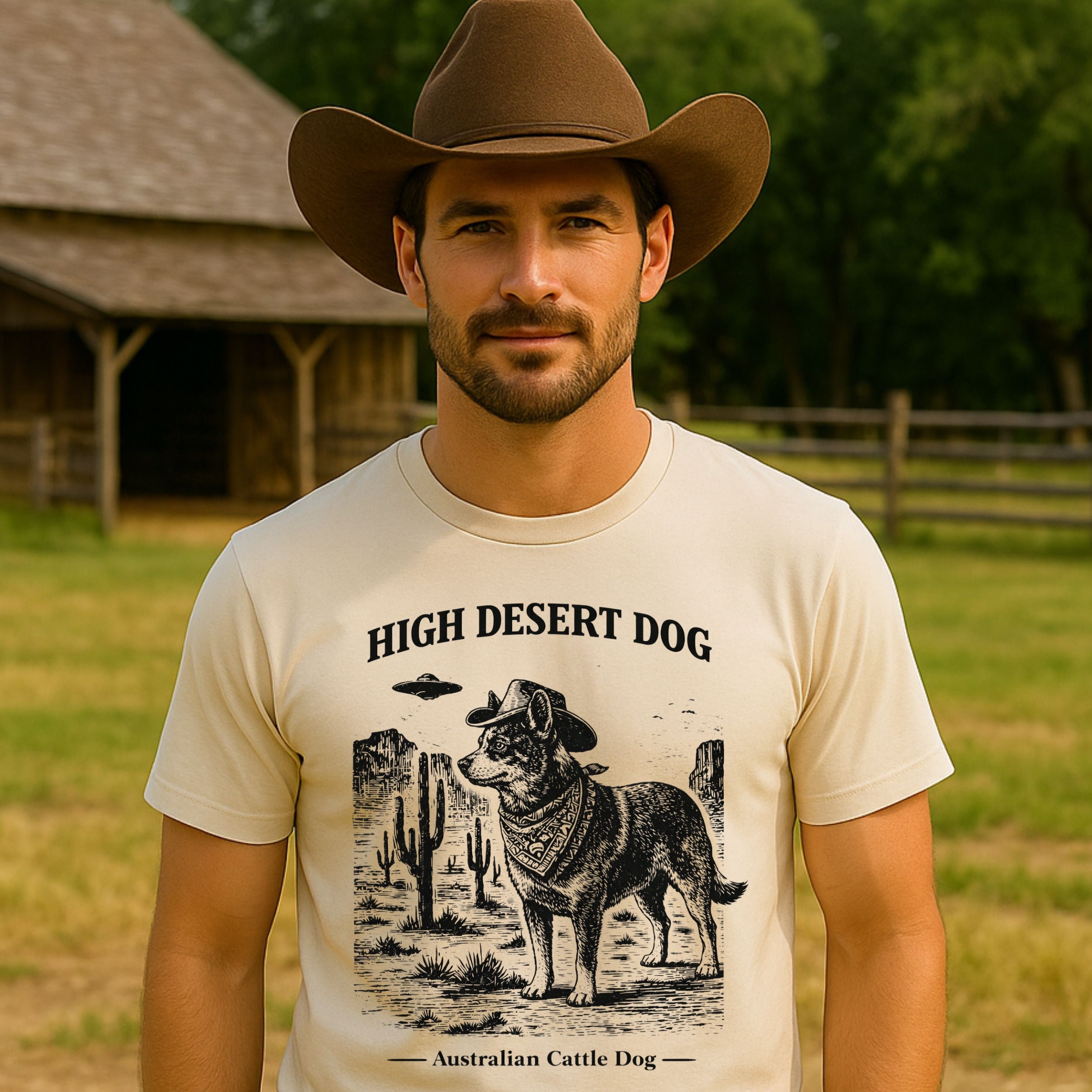 High Desert Dog Australian Cattle Dog T-shirt