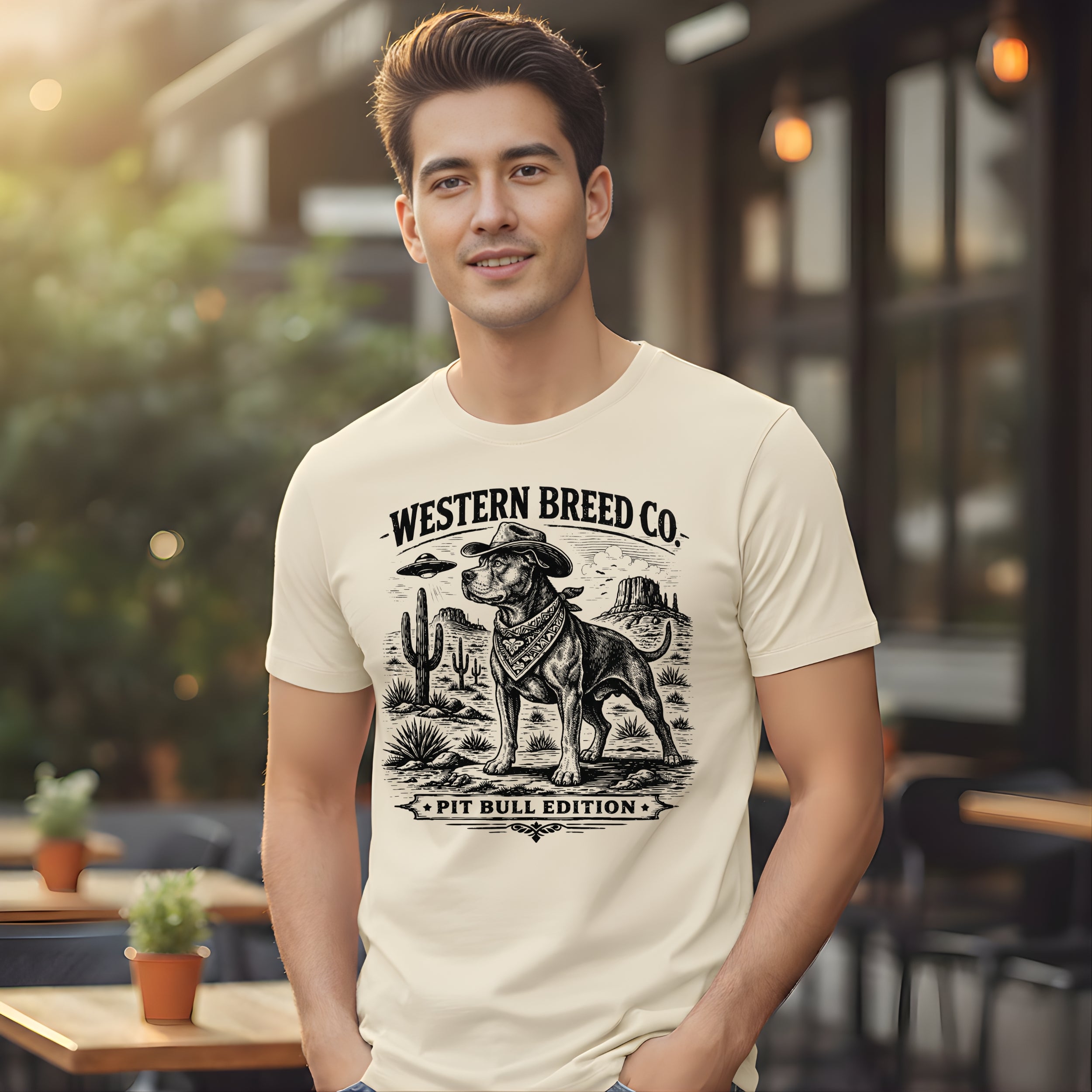 Western Breed Co Pit Bull Edition Cowboy T-shirt