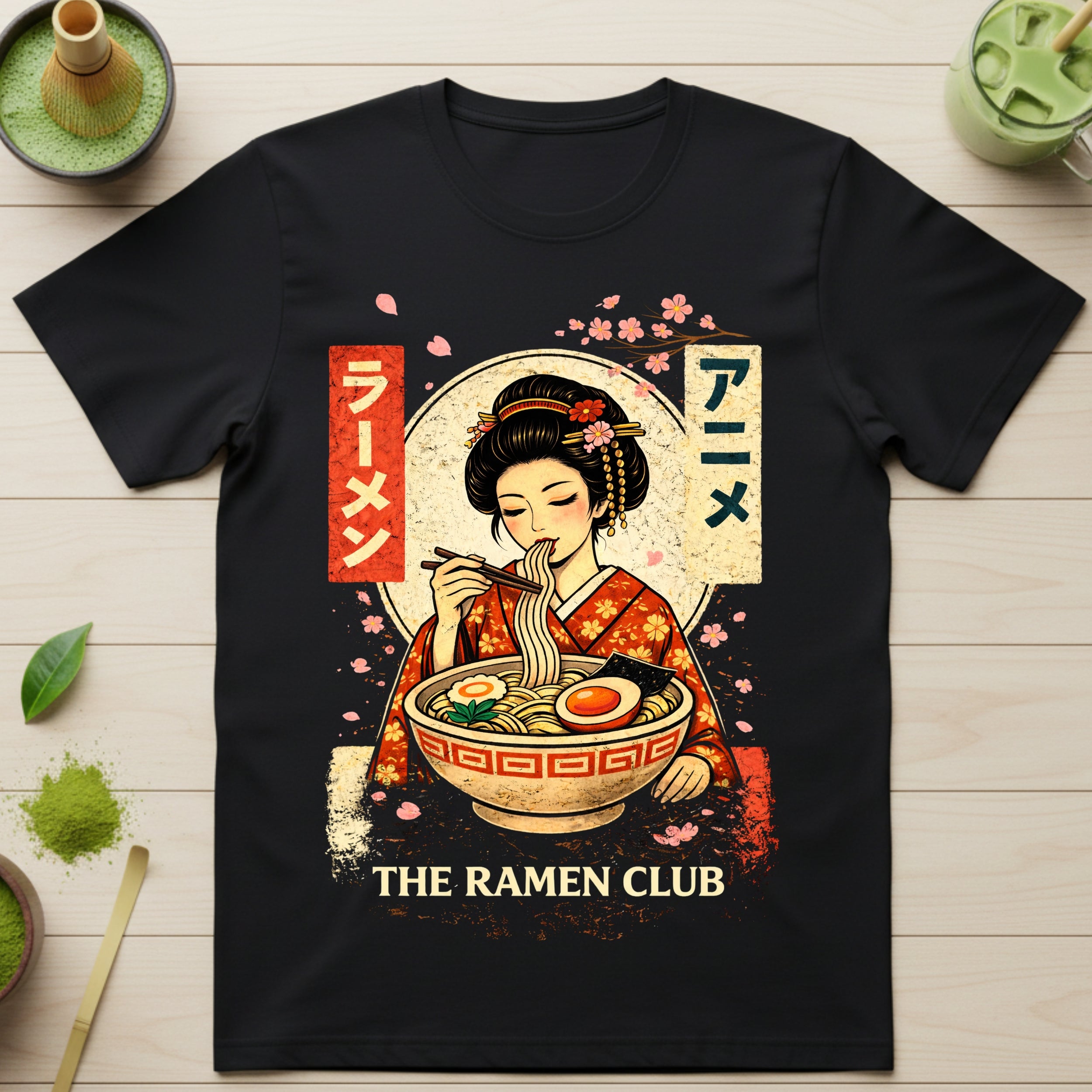 The Ramen Club Anime Inspired Graphic T-Shirt