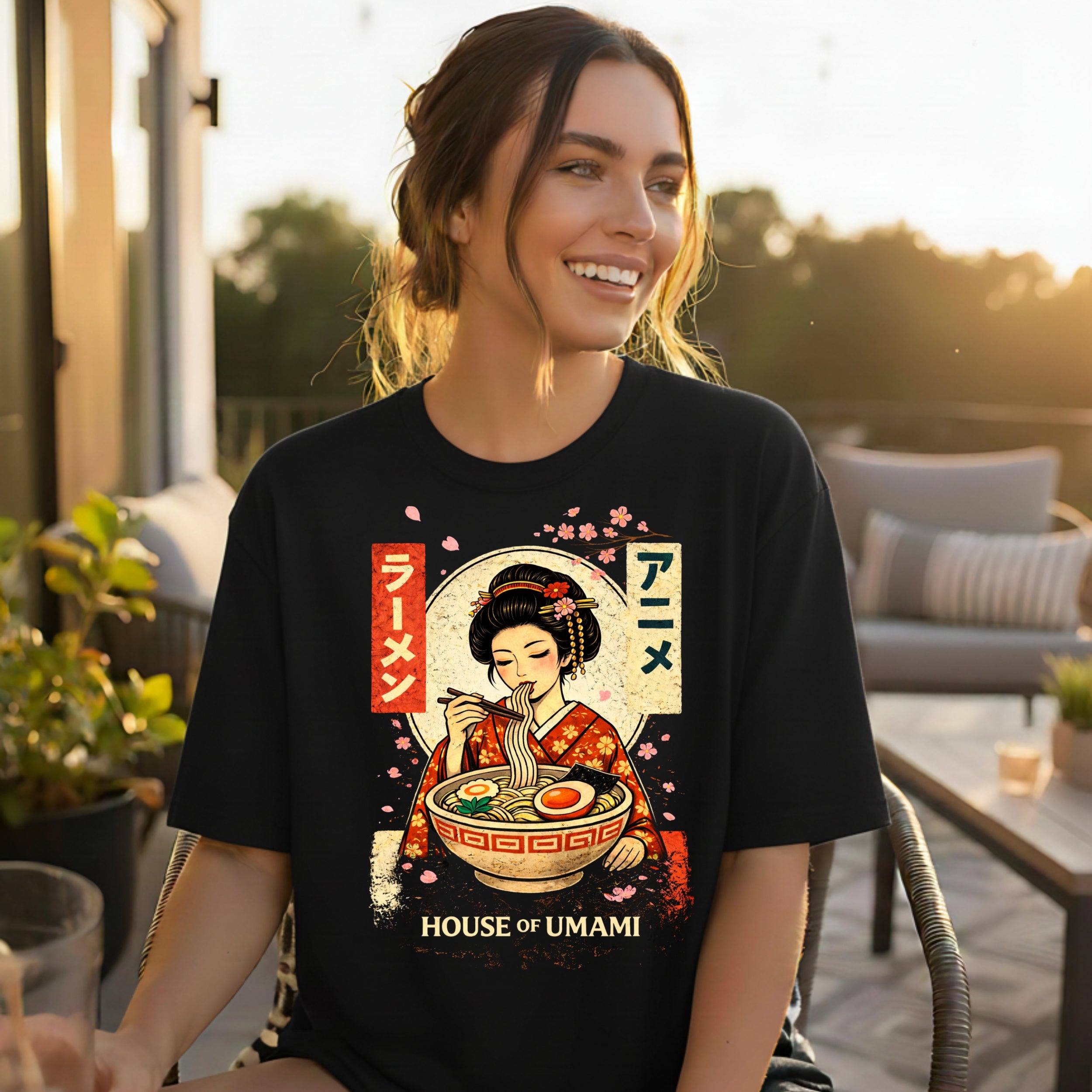 House of Umami Ramen Anime T-Shirt Retro Style