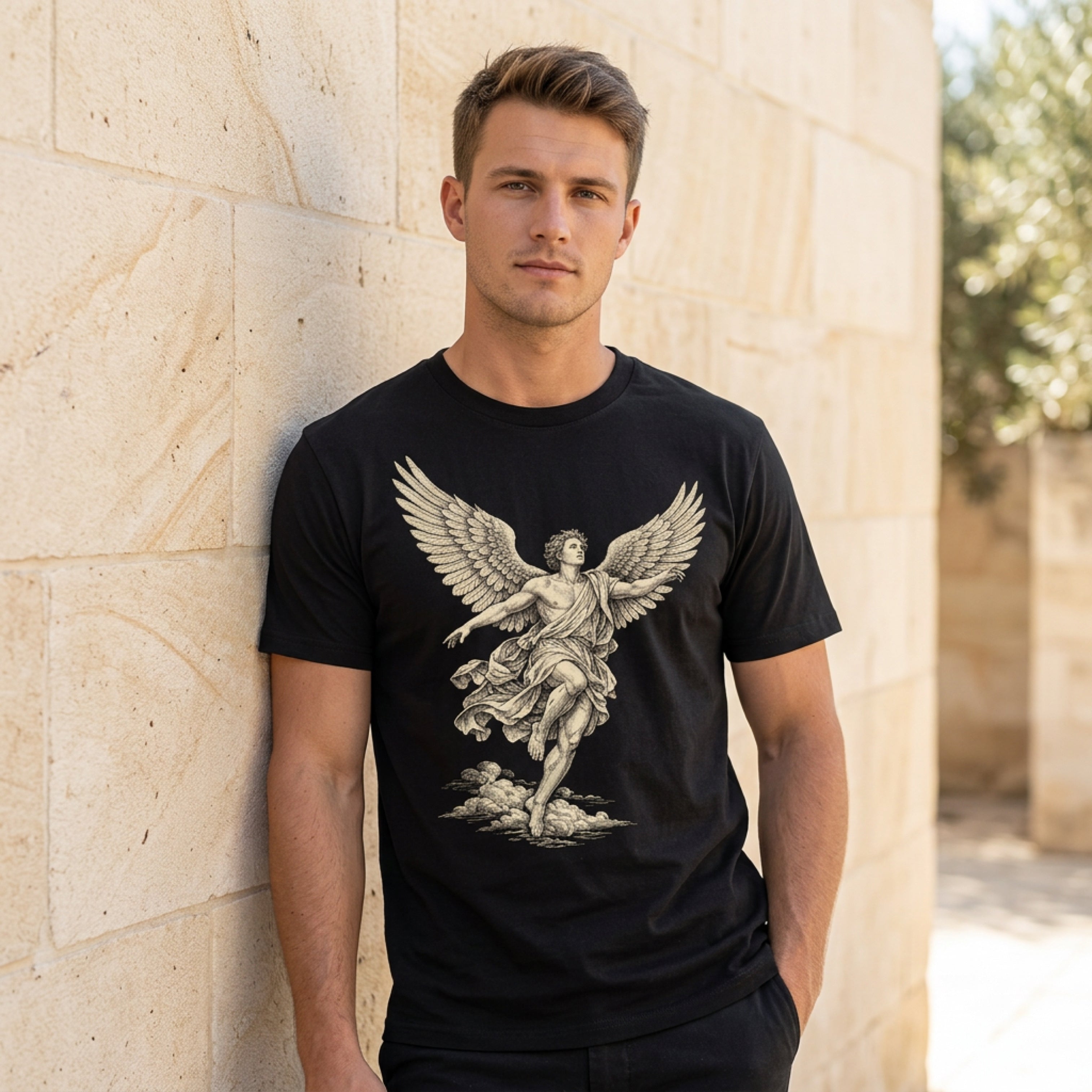 Icarus Mythology Art T-Shirt