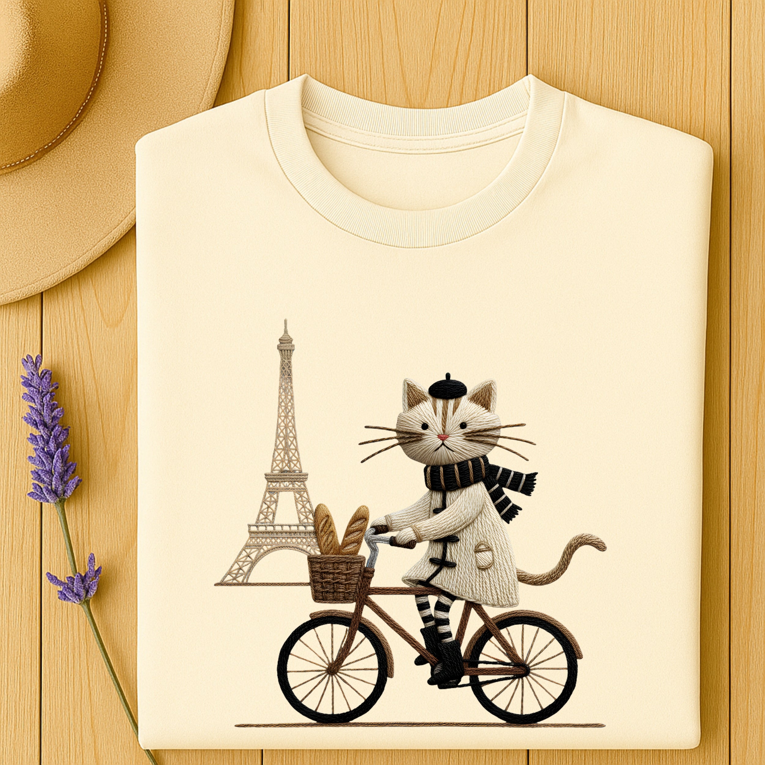 Paris Kitty T-Shirt – La Bicyclette Parisienne