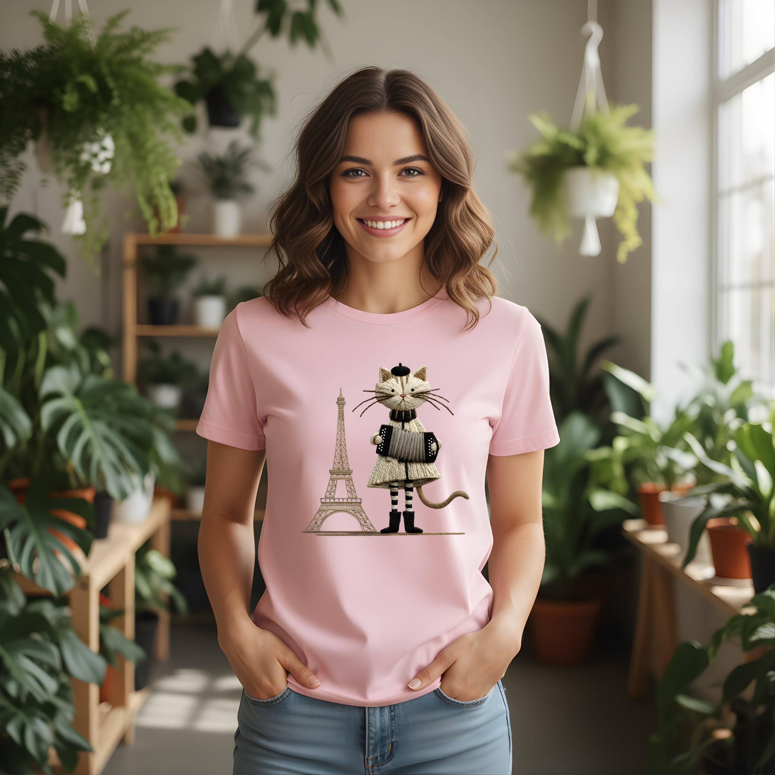 Paris Kitty T-Shirt – L’Accordéon