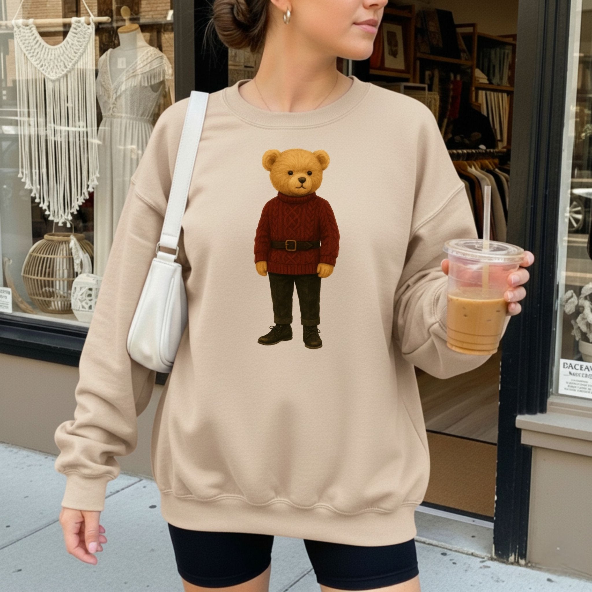 70s Teddy Fashion Sweatshirt - Craig Michael Design