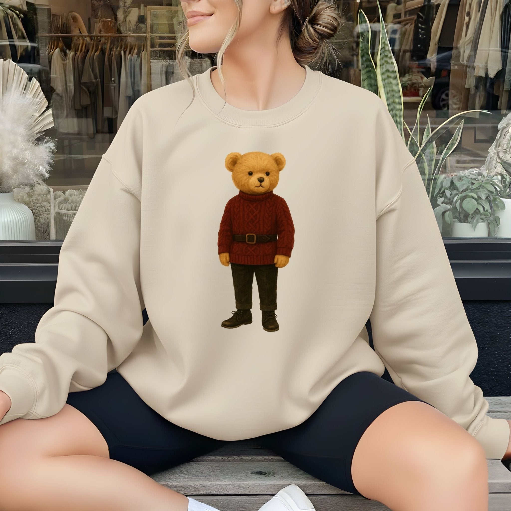 70s Teddy Fashion Sweatshirt - Craig Michael Design