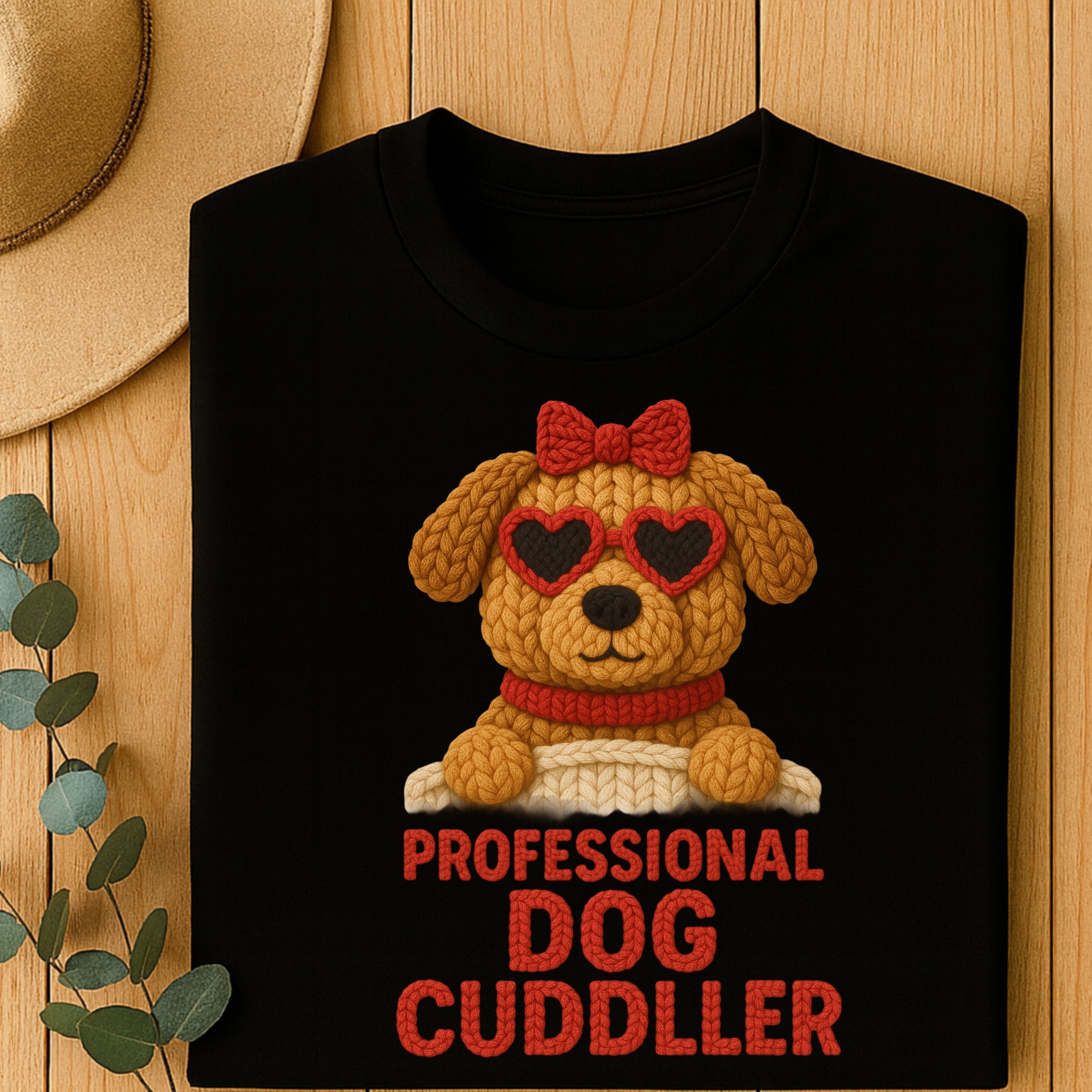 Professional Dog Cuddler Shirt with Adorable Design