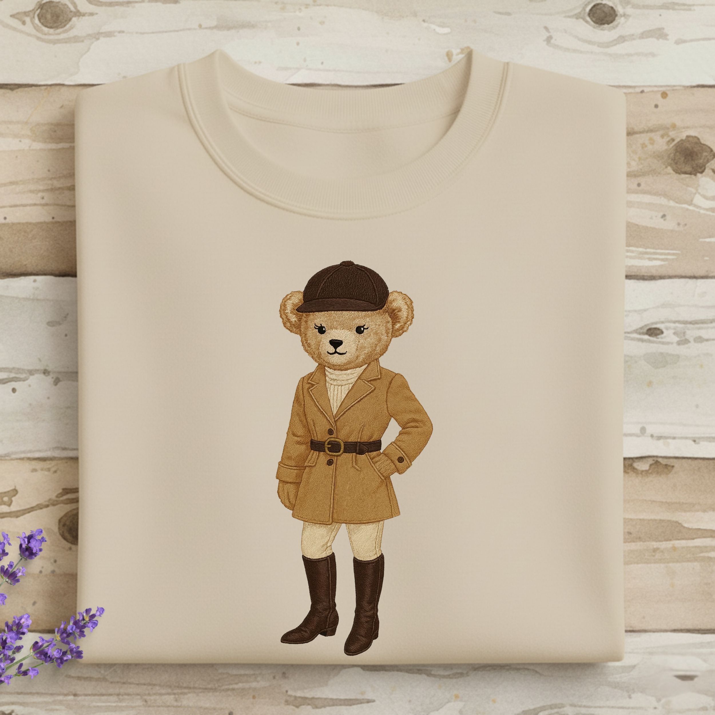 Teddy Bear in Brown Outfit Apparel Design