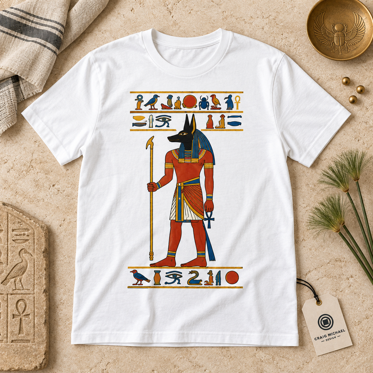 Anubis Egyptian God T-Shirt