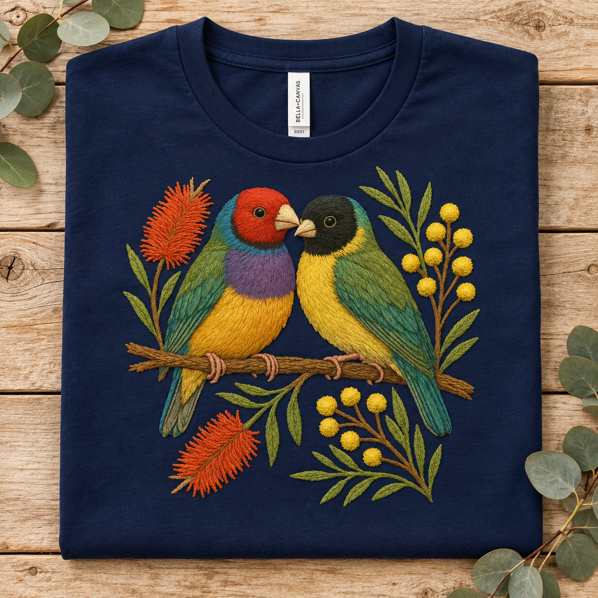 Gouldian Finch T-Shirt – Australian Native Bird Collection