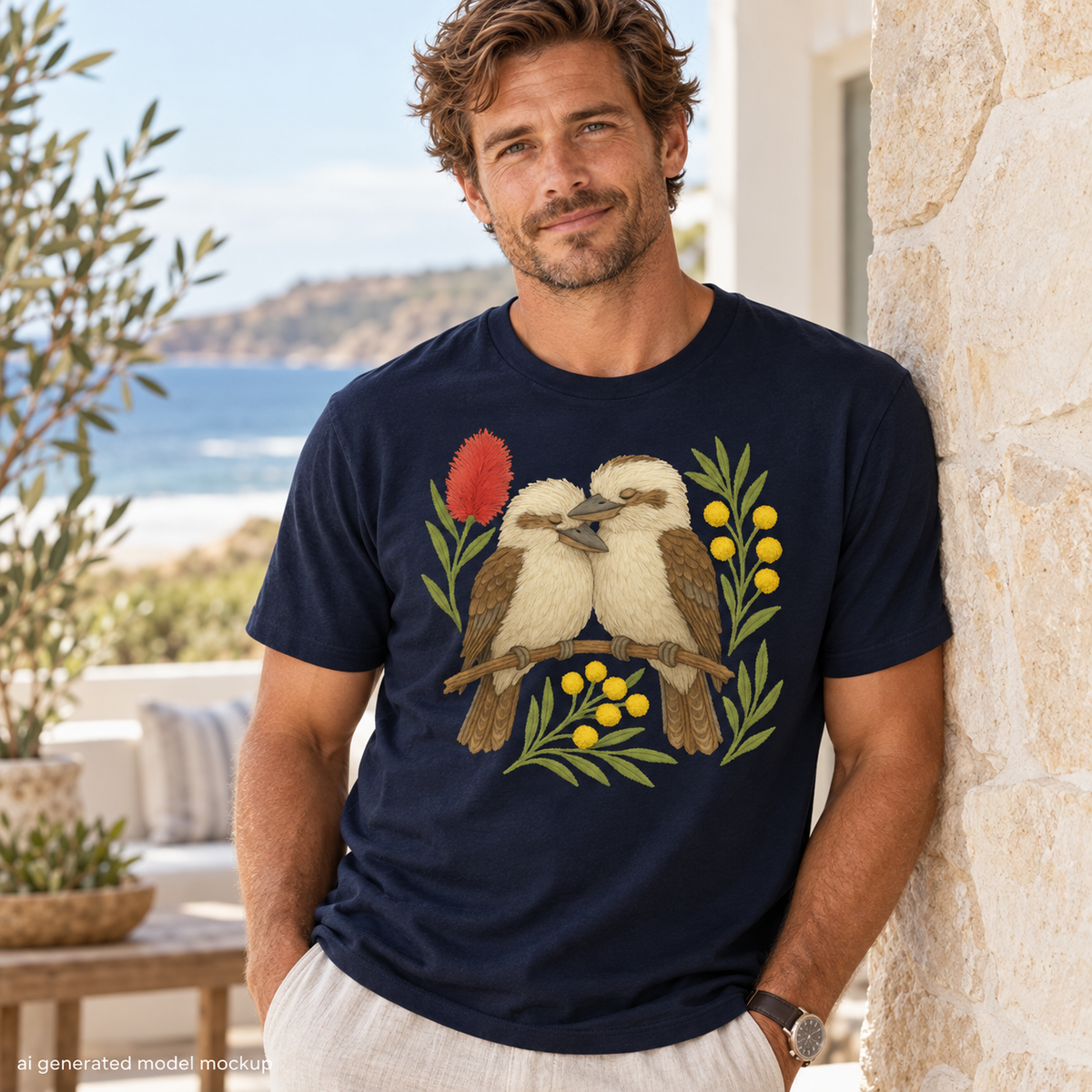 Kookaburra T-Shirt – Australian Native Bird Collection