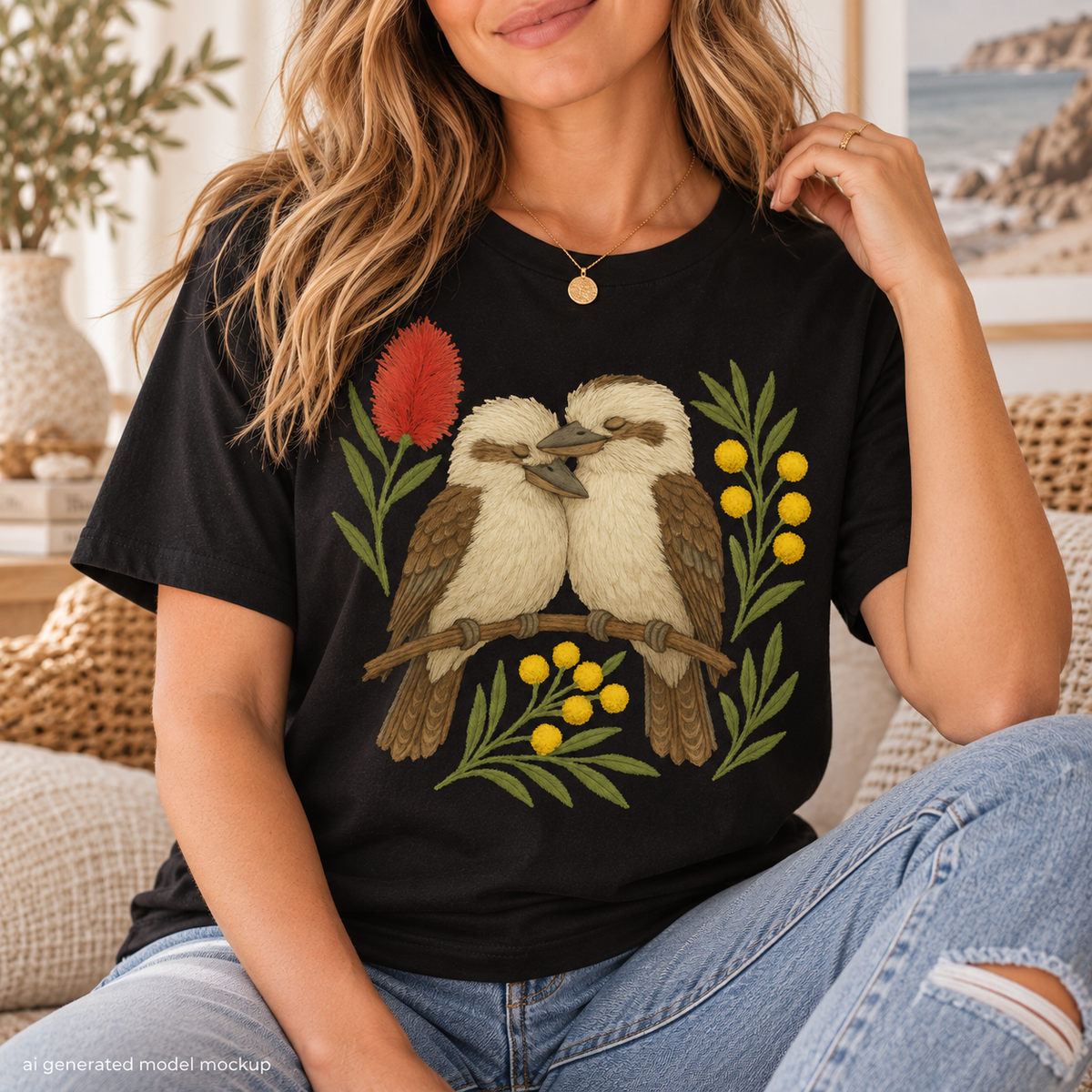 Kookaburra T-Shirt – Australian Native Bird Collection