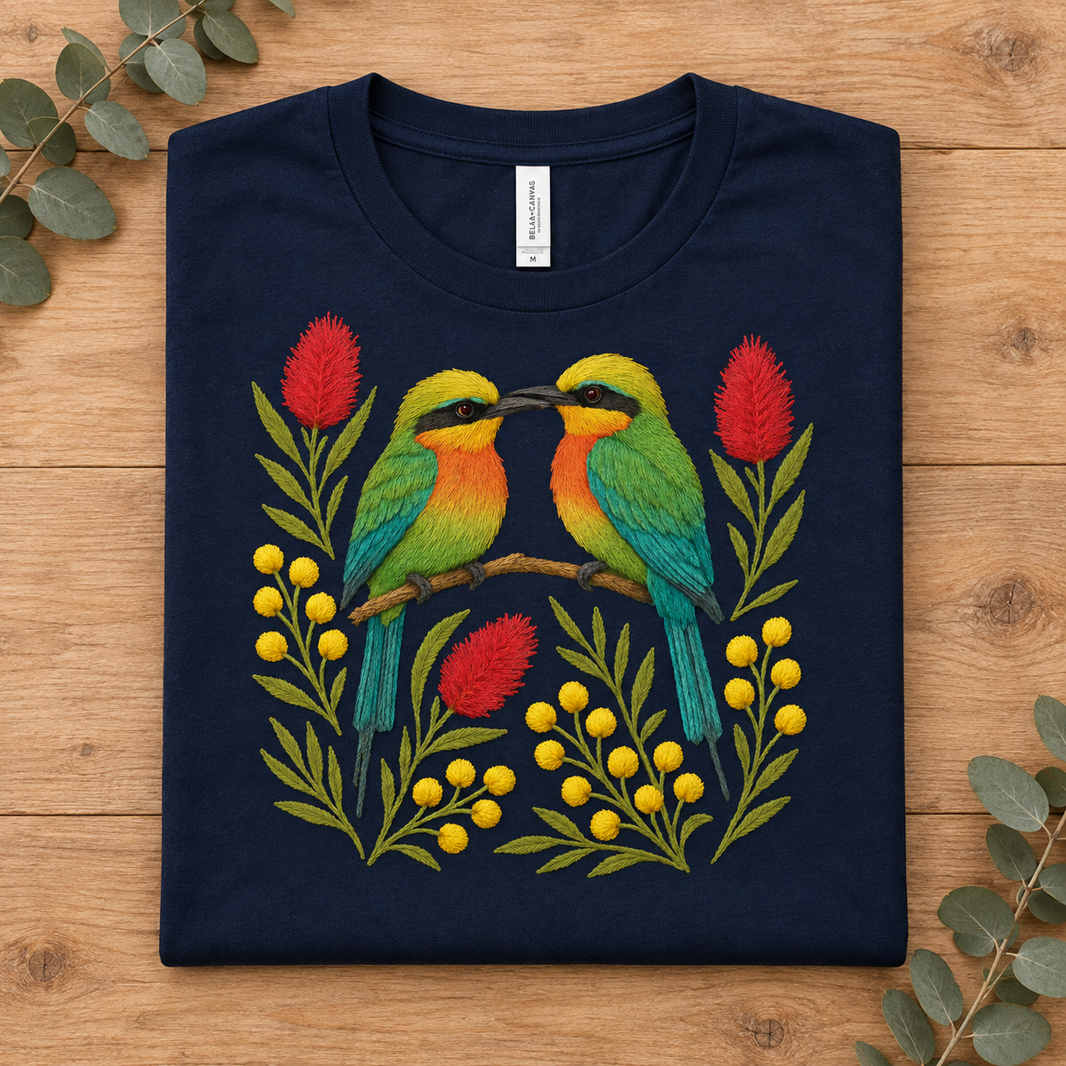 Rainbow Bee-Eater T-Shirt – Australian Native Bird Collection