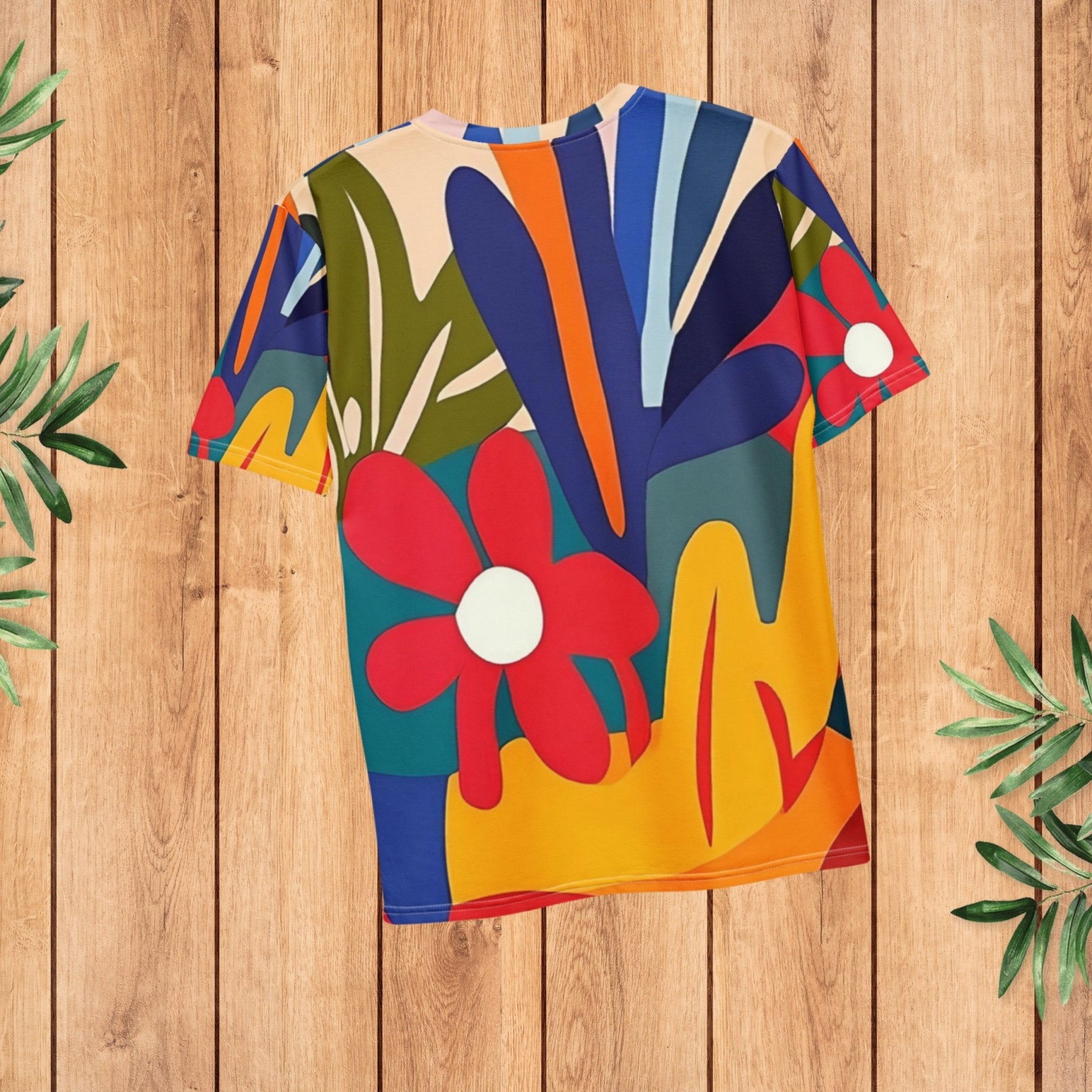 Abstract African Nature All - Over Print T-Shirt – Bold Botanical Art - Craig Michael Design