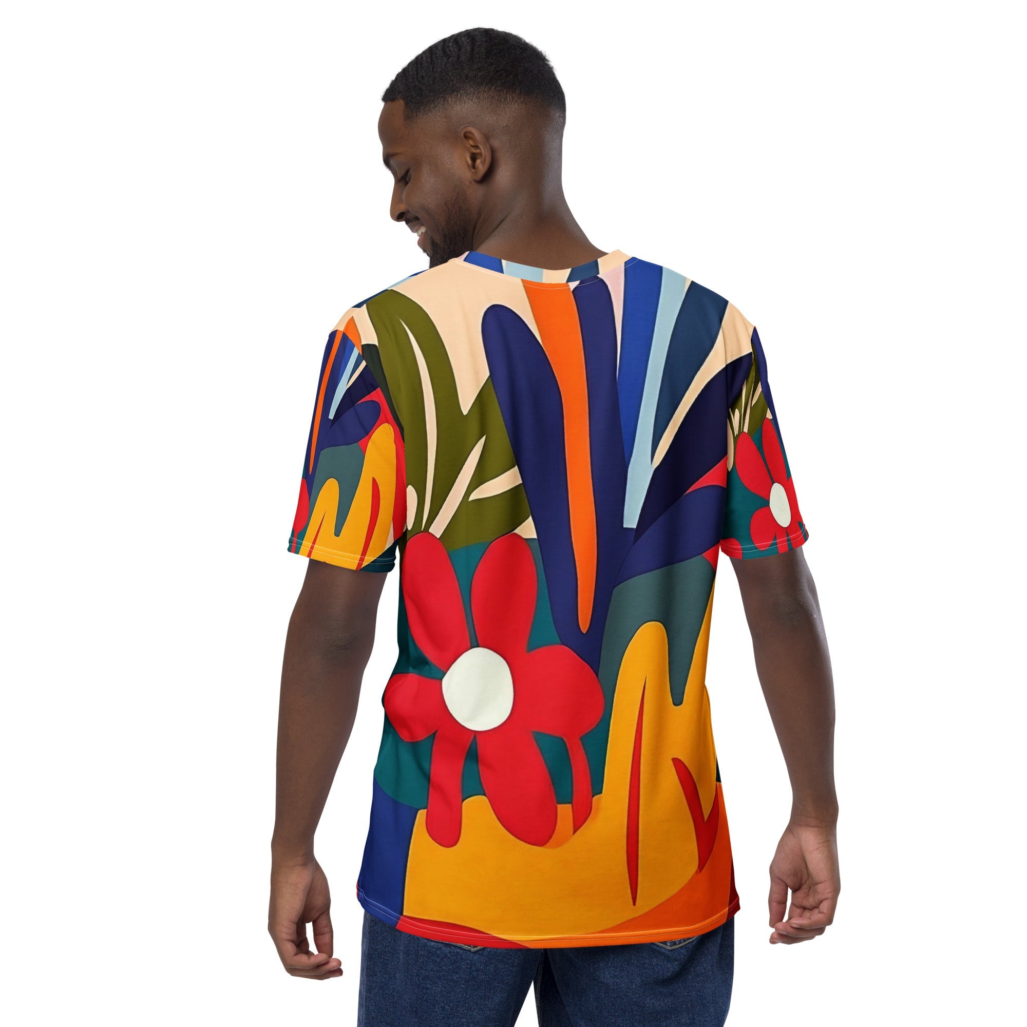 Abstract African Nature All - Over Print T-Shirt – Bold Botanical Art - Craig Michael Design