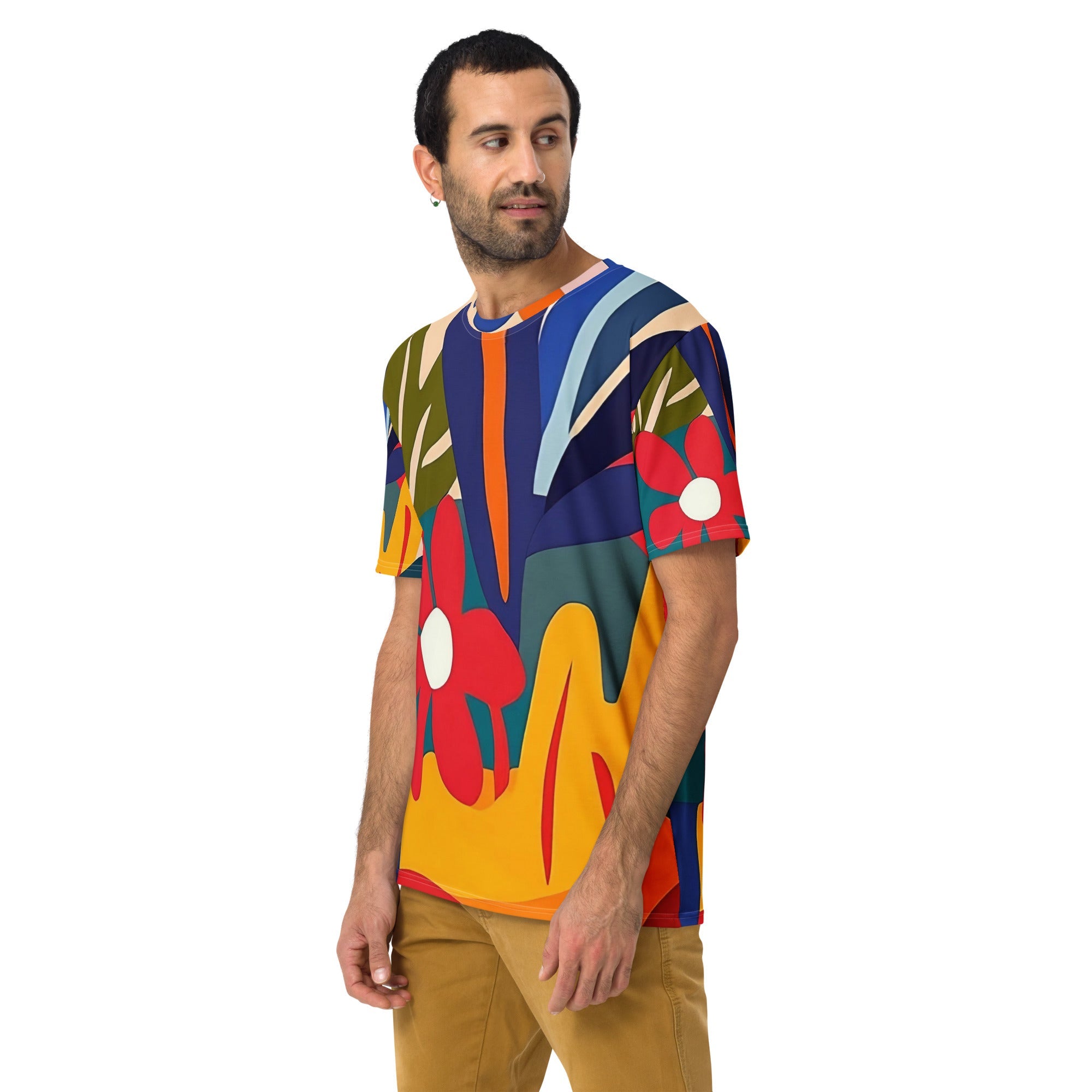 Abstract African Nature All - Over Print T-Shirt – Bold Botanical Art - Craig Michael Design