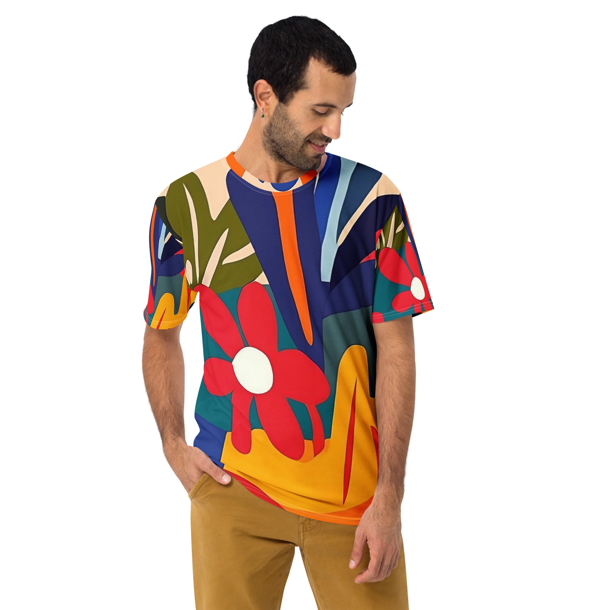 Abstract African Nature All - Over Print T-Shirt – Bold Botanical Art - Craig Michael Design