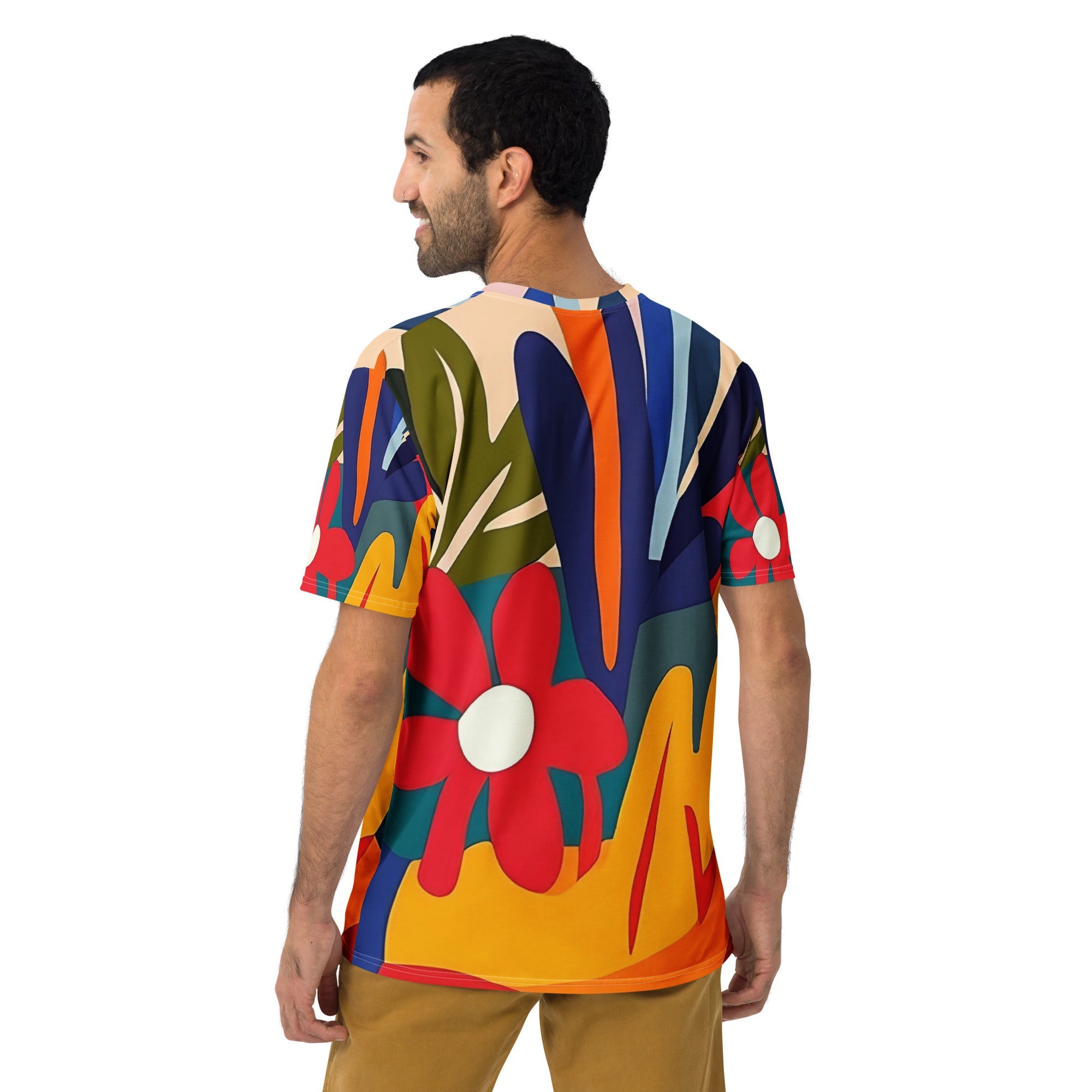 Abstract African Nature All - Over Print T-Shirt – Bold Botanical Art - Craig Michael Design