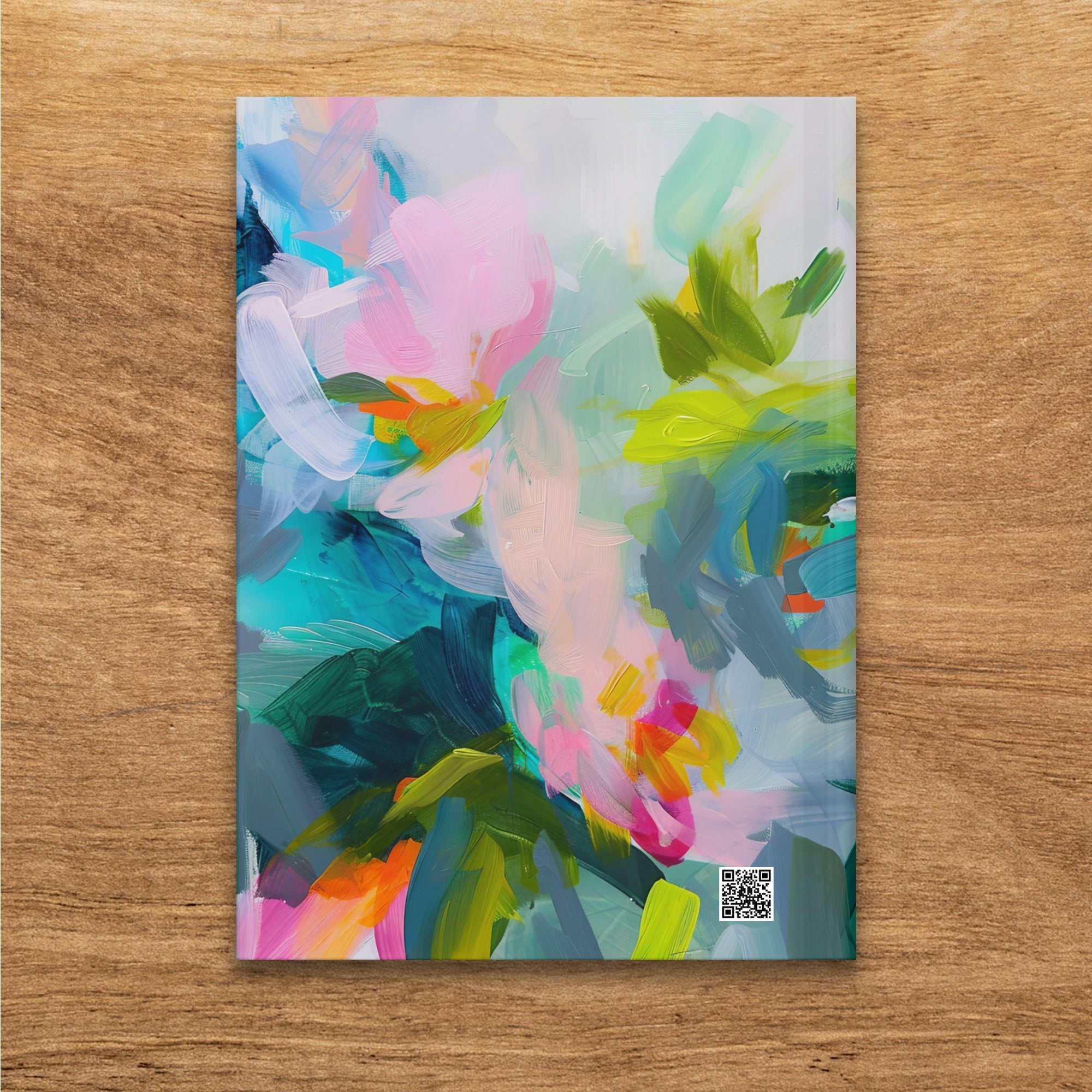 Abstract Colorful Journal, Artistic Notebook, Creative Diary, Modern Art Sketchbook, Vibrant Note Organizer, Unique Writing Journal - Craig Michael Design