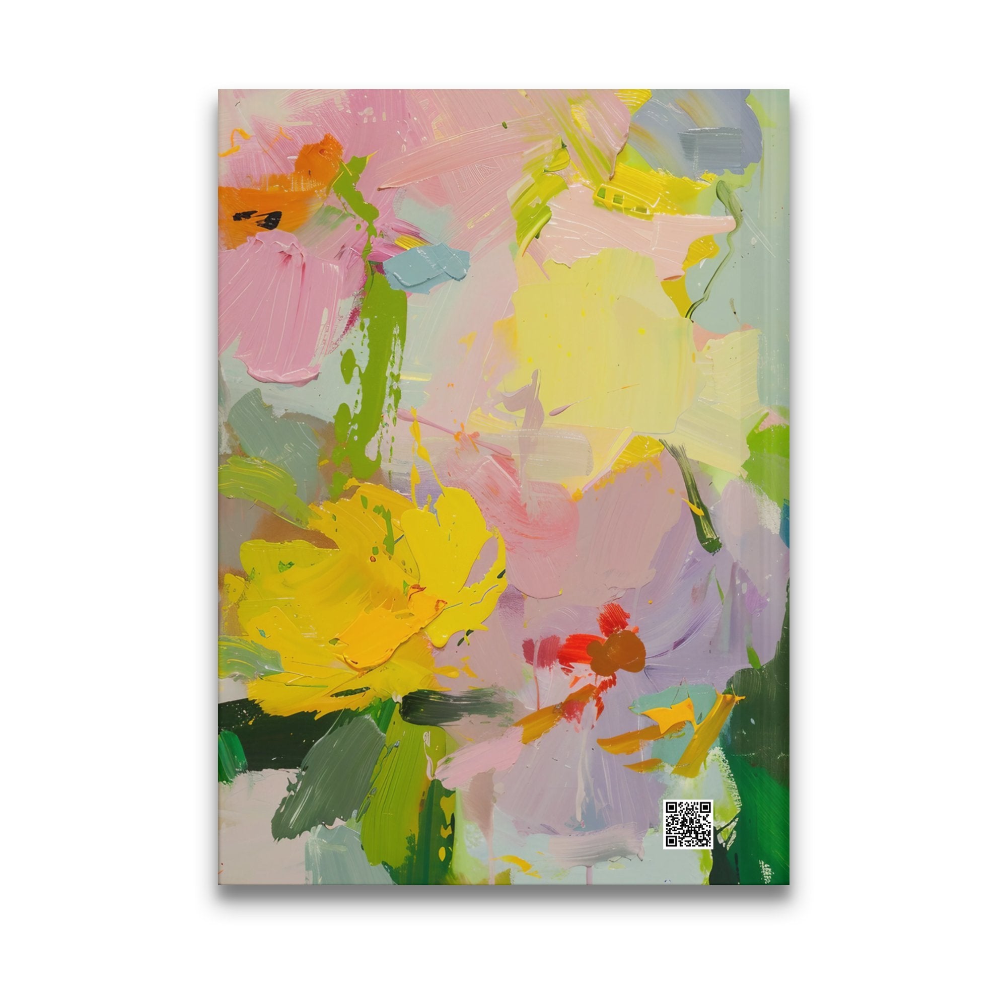 Abstract Floral Art Journal, Colorful Flower Design Notebook, Unique Artistic Diary, Sketchbook with Vibrant Floral Patterns - Craig Michael Design