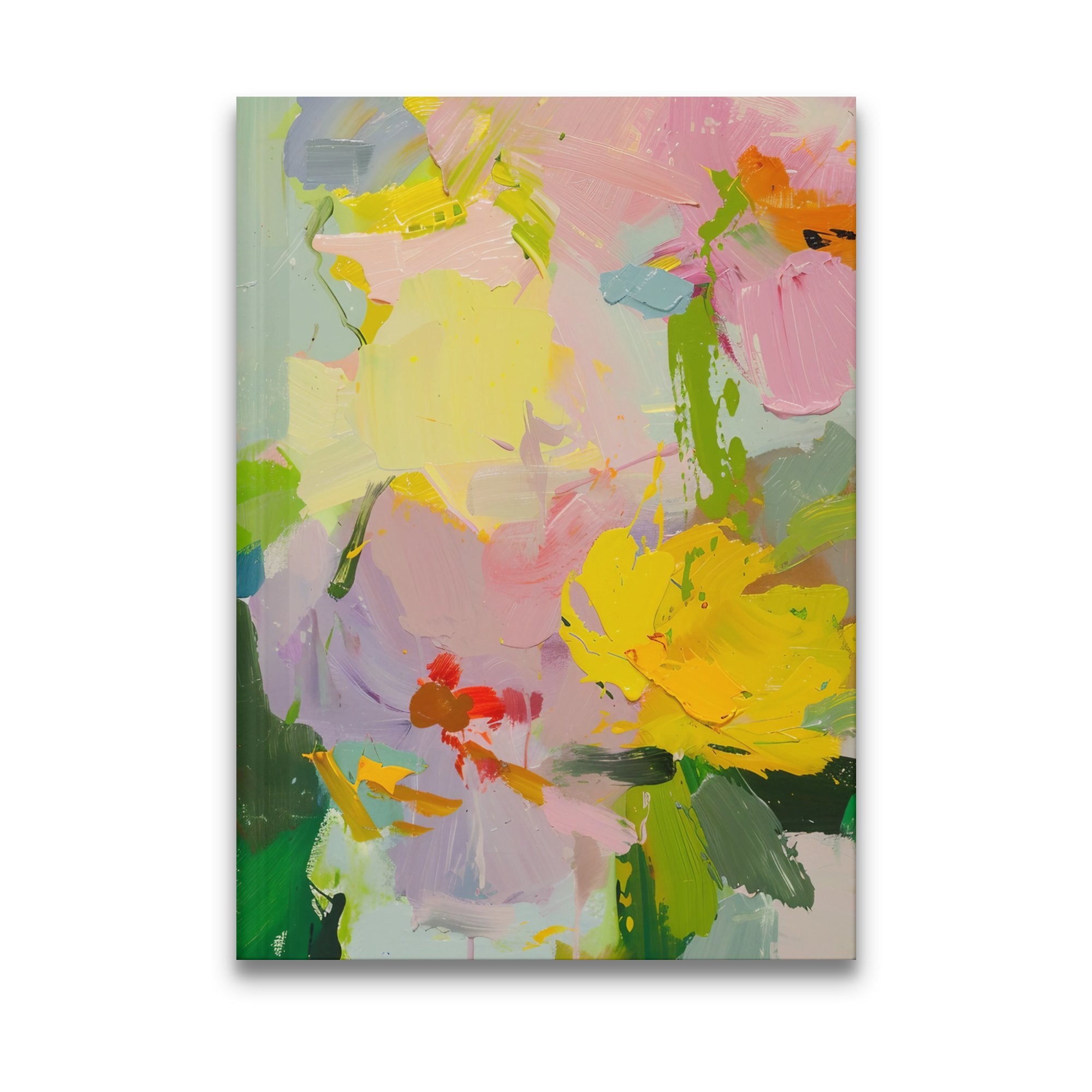Abstract Floral Art Journal, Colorful Flower Design Notebook, Unique Artistic Diary, Sketchbook with Vibrant Floral Patterns - Craig Michael Design