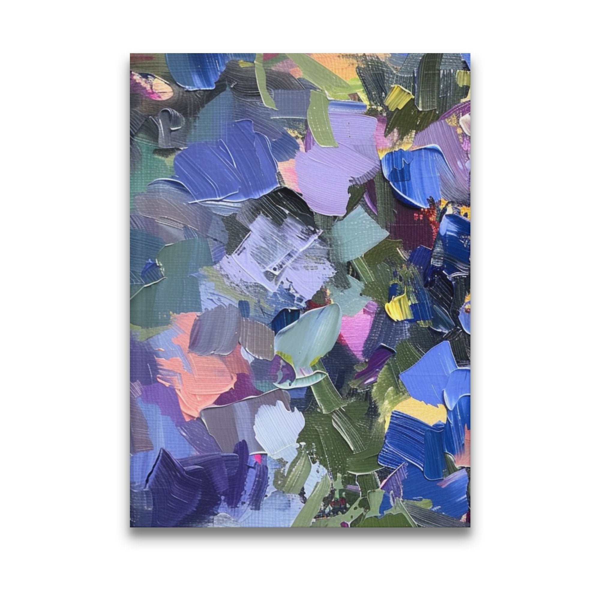 Abstract Floral Art Journal, Colorful Flower Painting Cover, Unique Designer Notebook, Artistic Stationery Gift, Creative Diary for Writers - Craig Michael Design