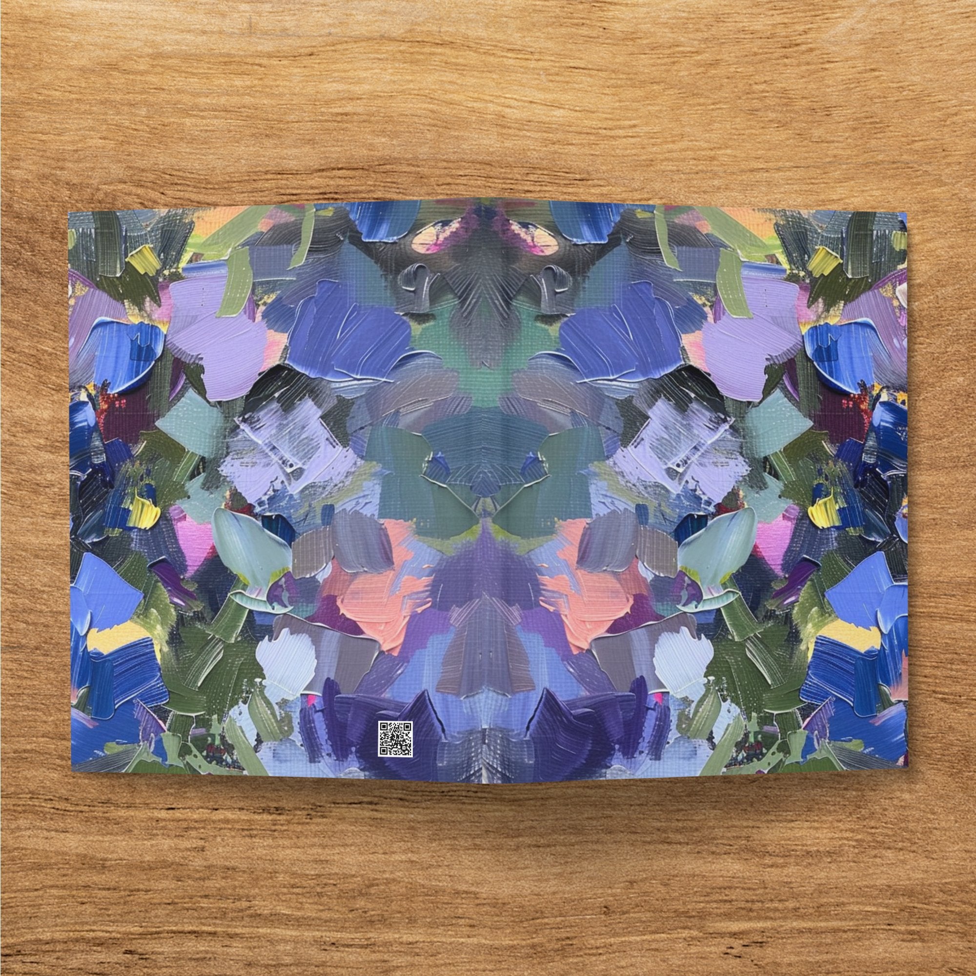 Abstract Floral Art Journal, Colorful Flower Painting Cover, Unique Designer Notebook, Artistic Stationery Gift, Creative Diary for Writers - Craig Michael Design