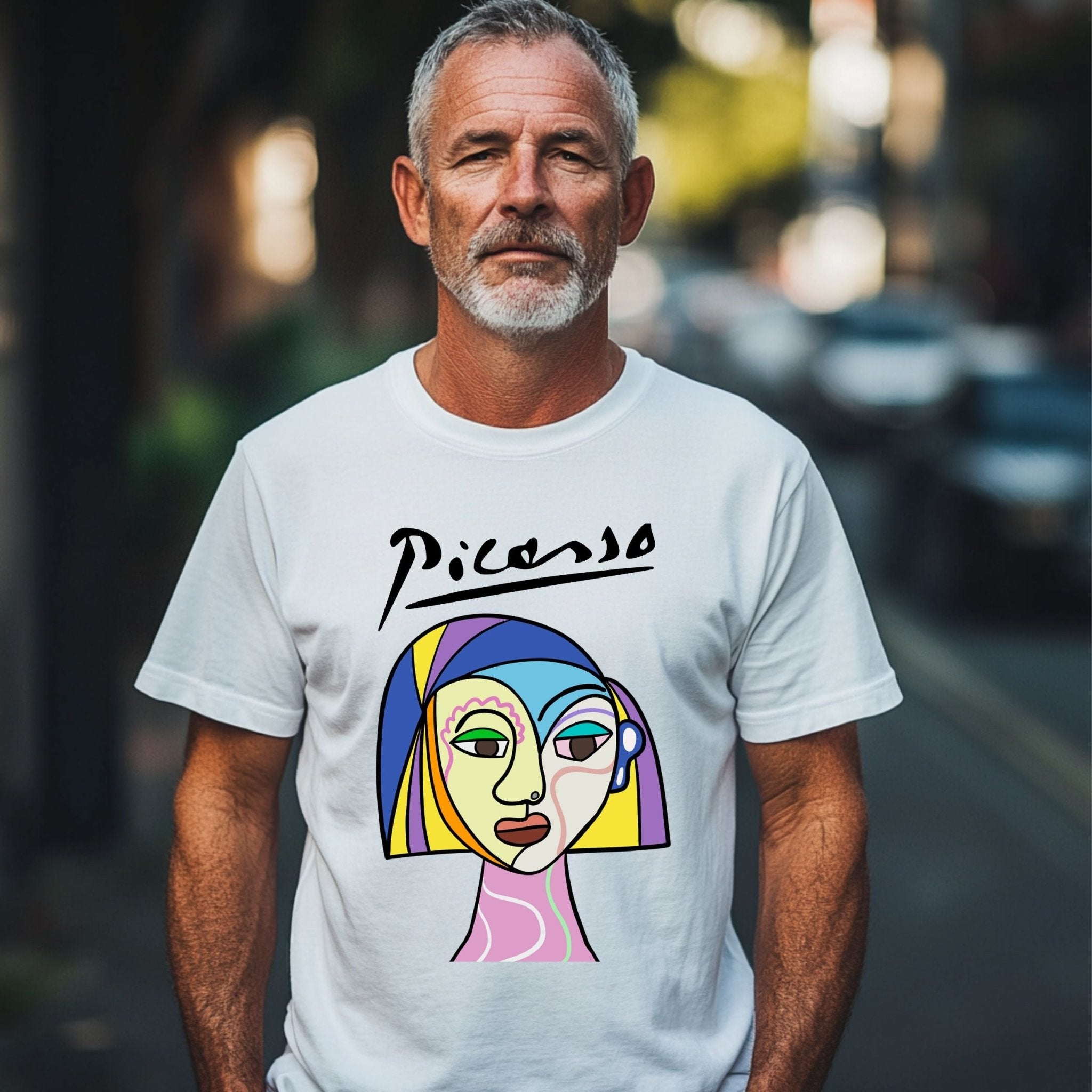 Abstract Picasso Art T-Shirt - Craig Michael Design