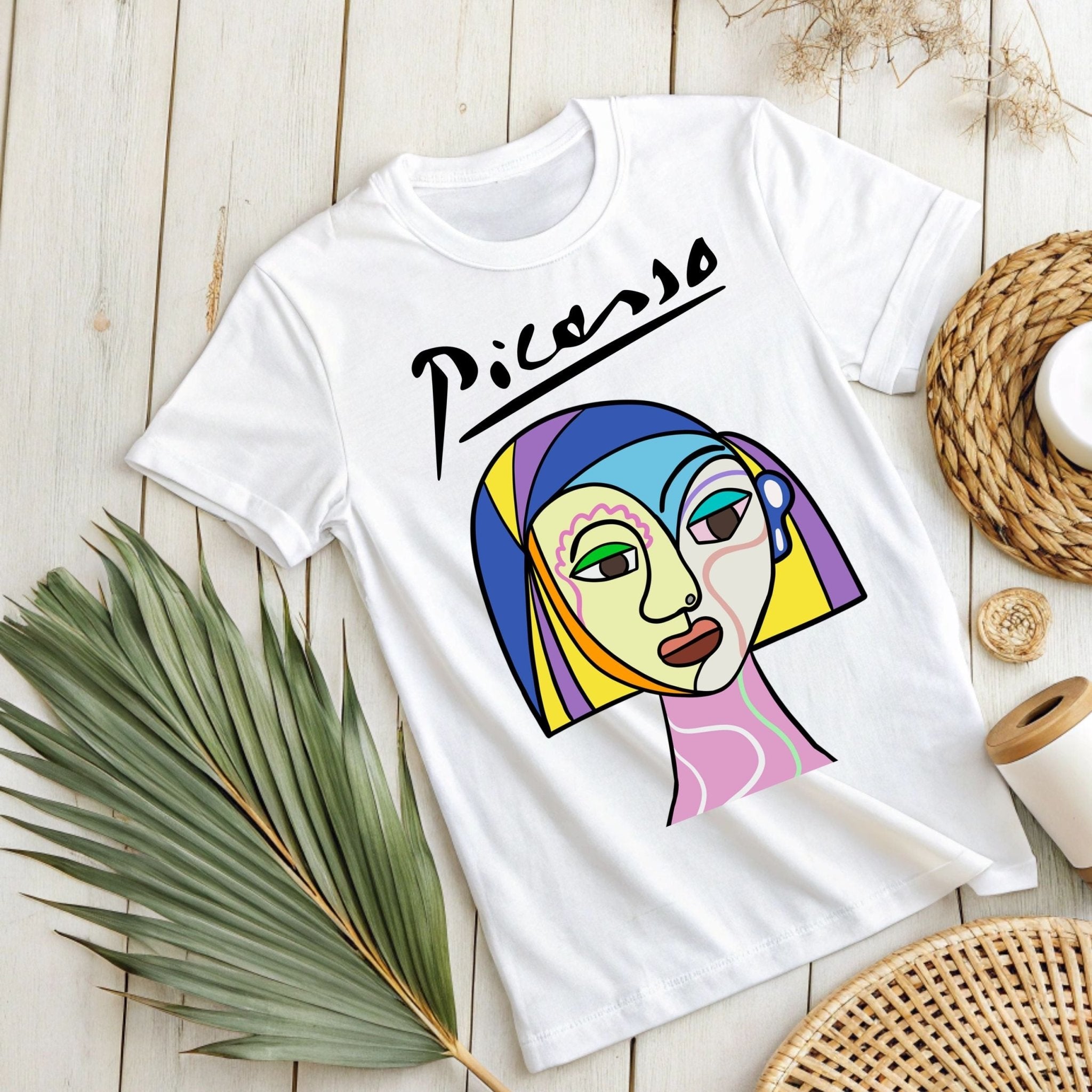 Abstract Picasso Art T-Shirt - Craig Michael Design