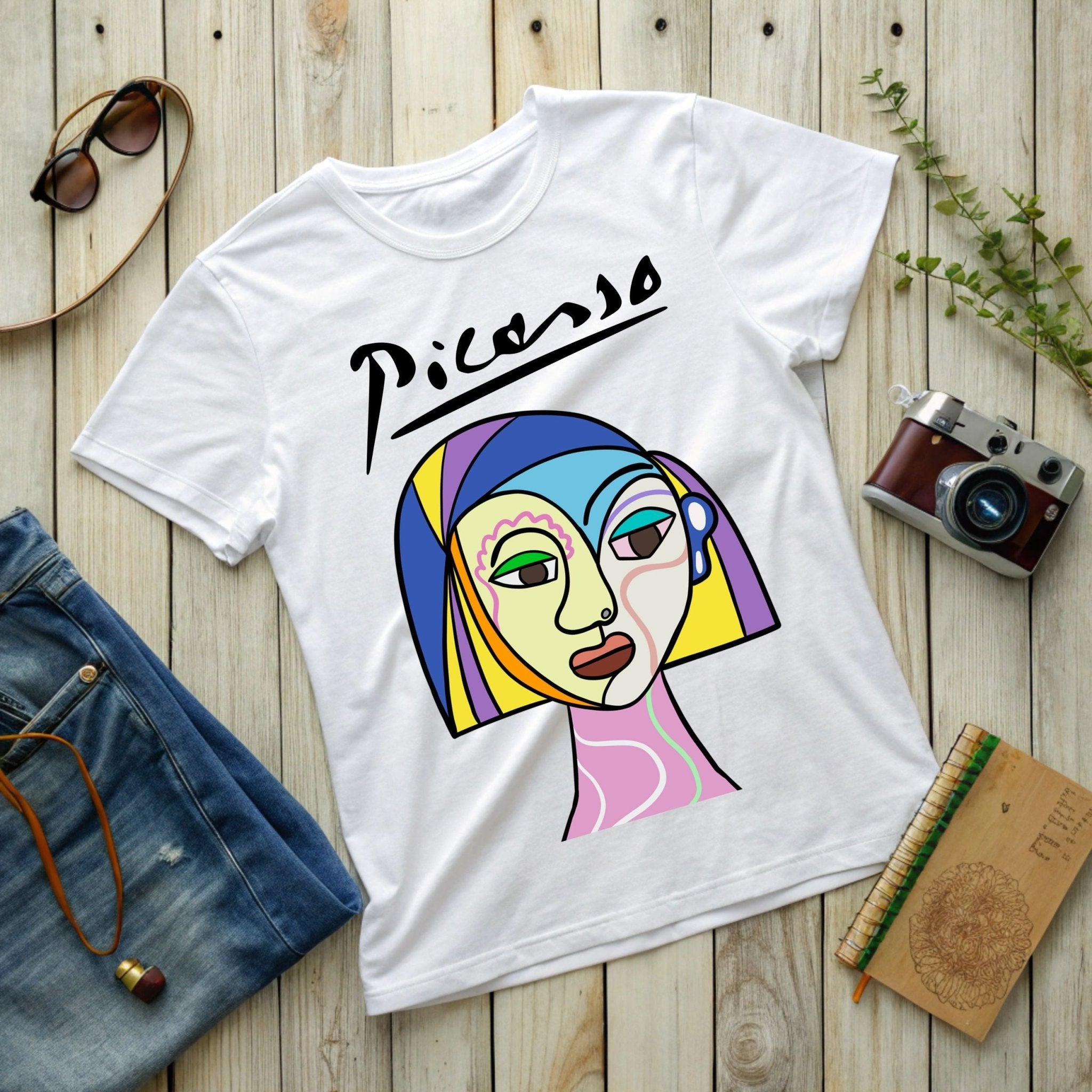 Abstract Picasso Art T-Shirt - Craig Michael Design