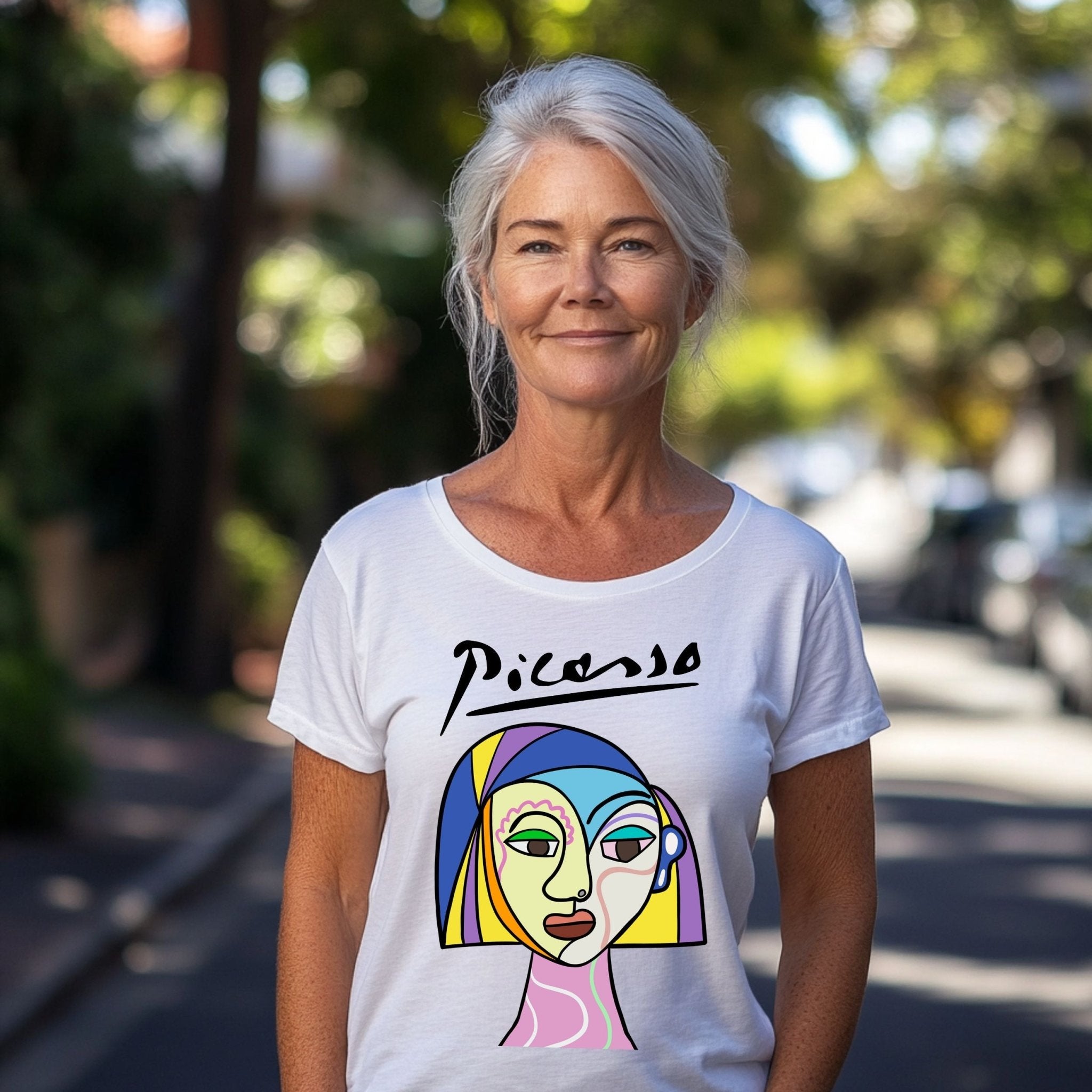 Abstract Picasso Art T-Shirt - Craig Michael Design