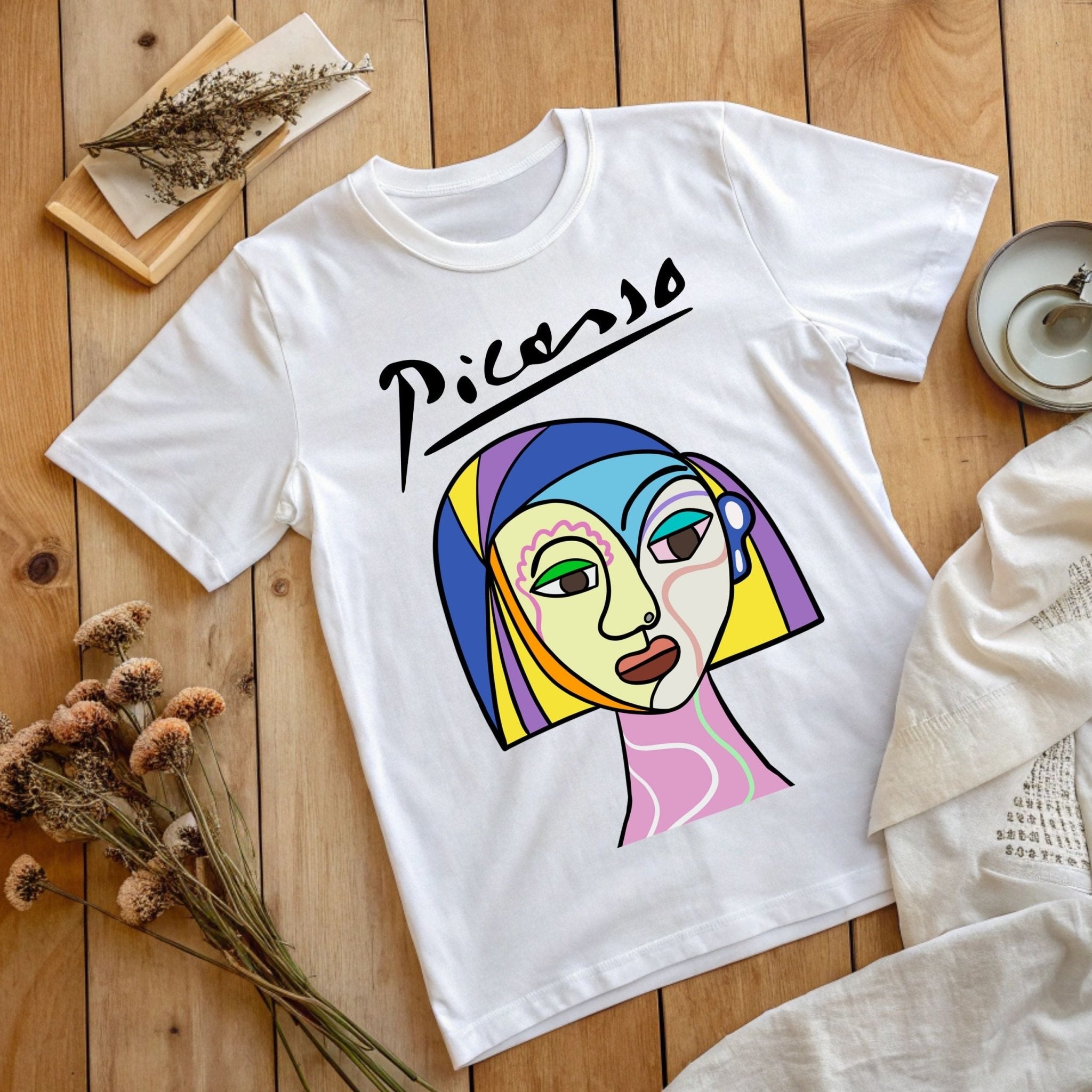 Abstract Picasso Art T-Shirt - Craig Michael Design