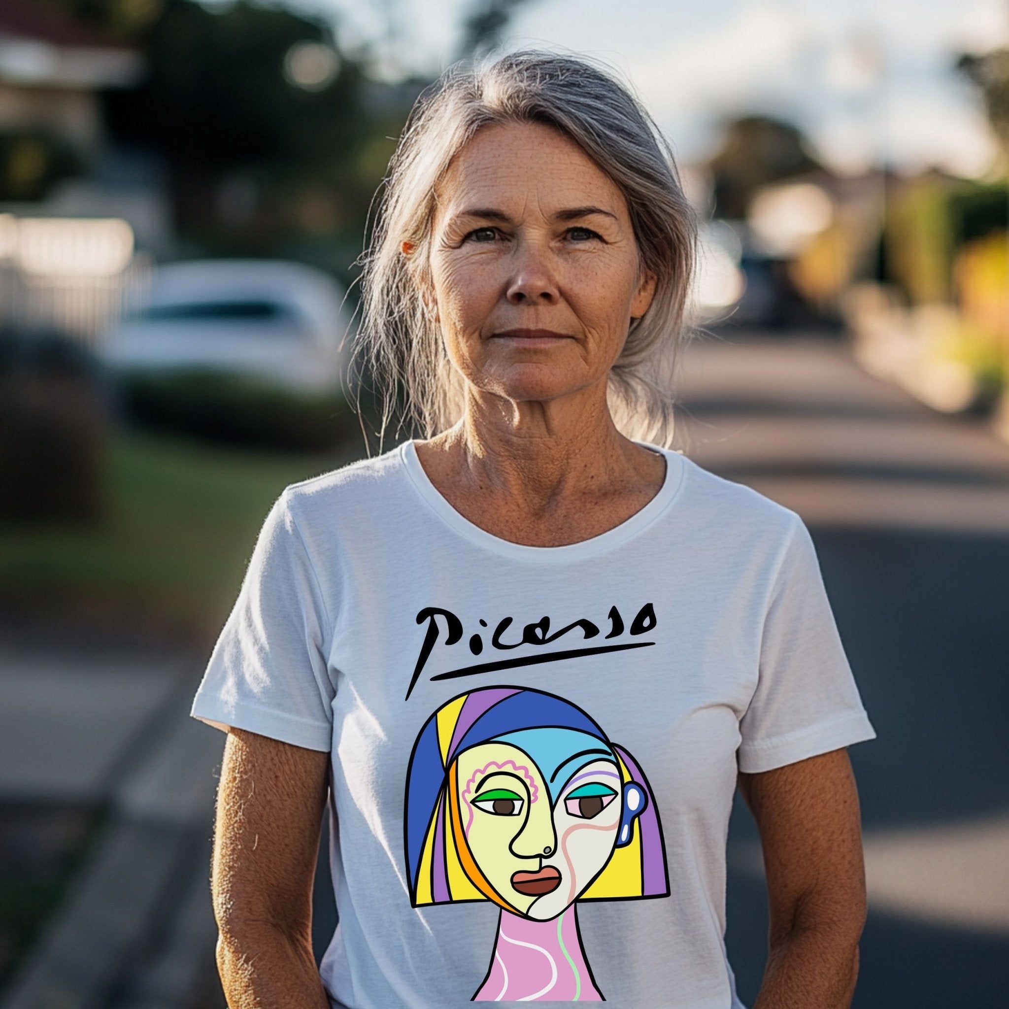 Abstract Picasso Art T-Shirt - Craig Michael Design