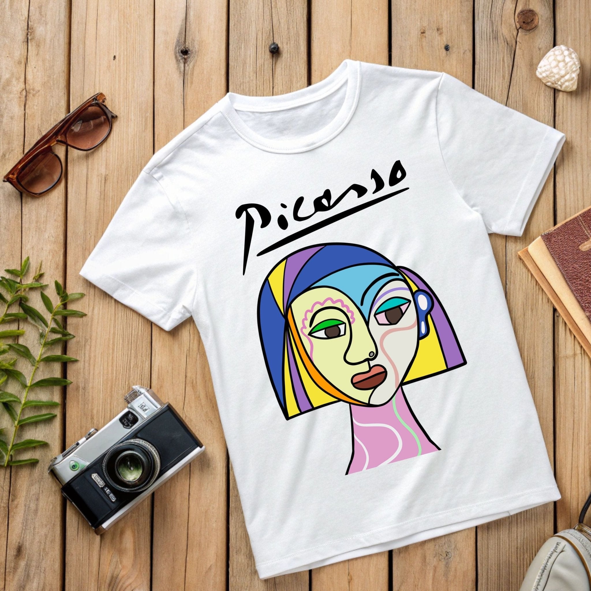 Abstract Picasso Art T-Shirt - Craig Michael Design