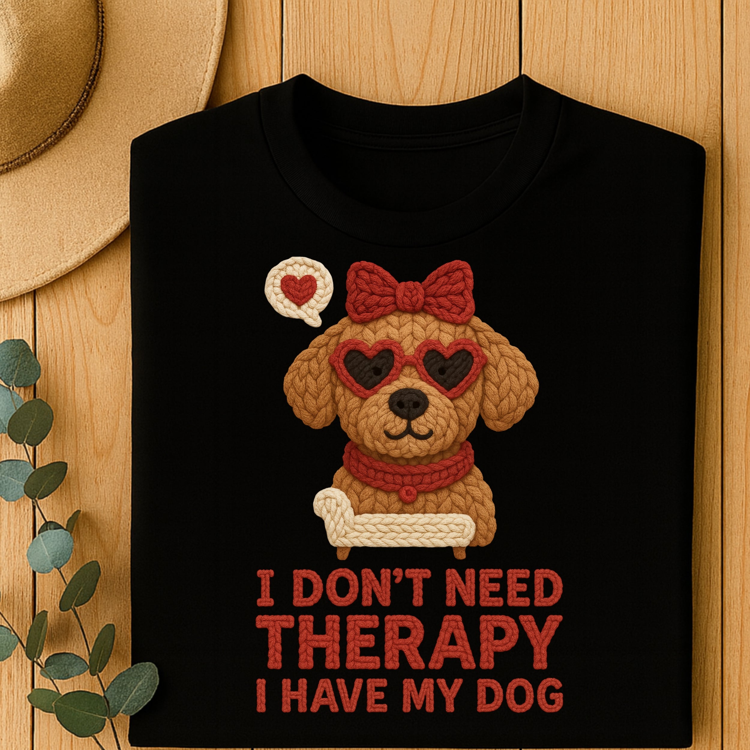 I Don't Need Therapy I Have My Dog Graphic Shirt
