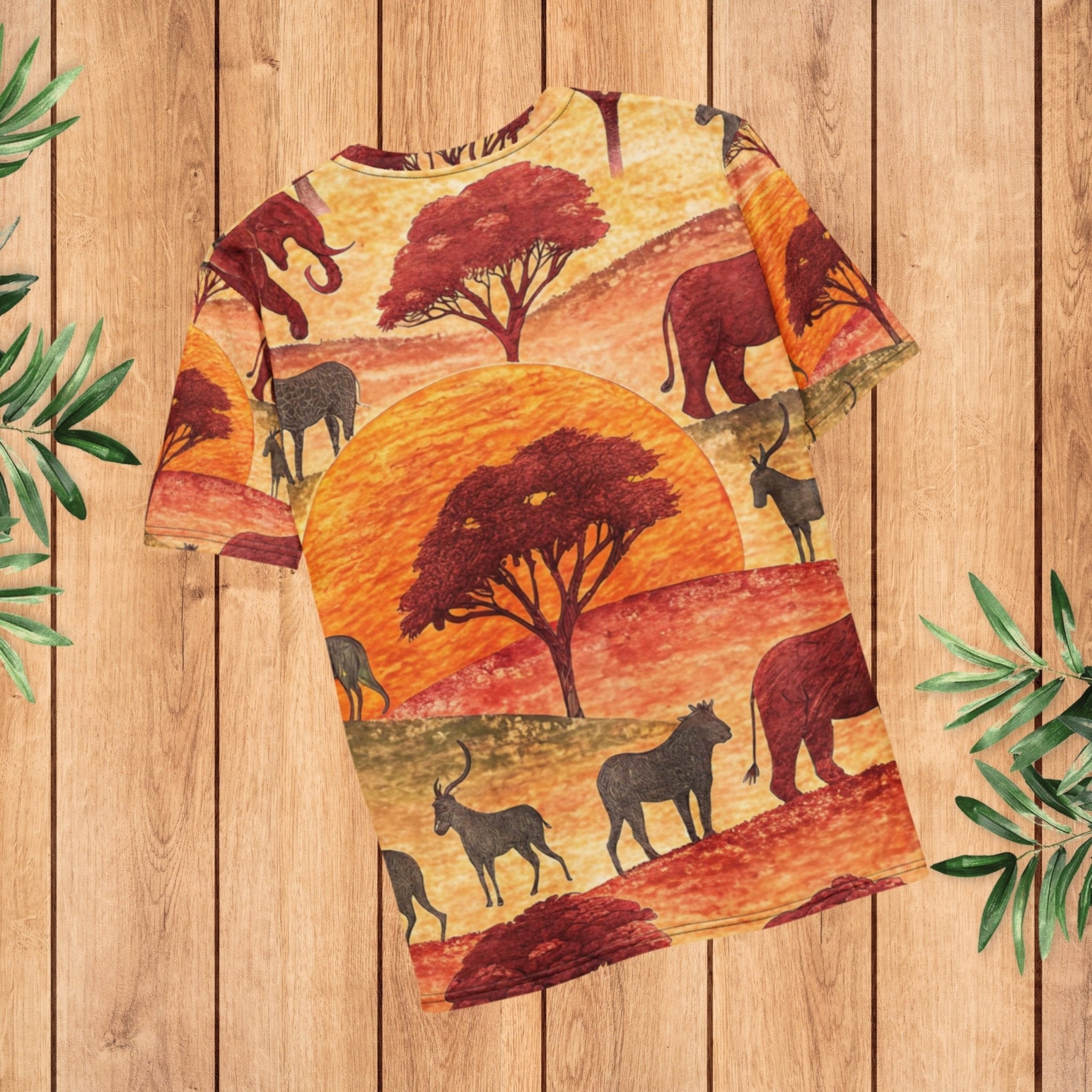 African Savannah All - Over Print T-Shirt – Sunset Wildlife & Nature Design - Craig Michael Design
