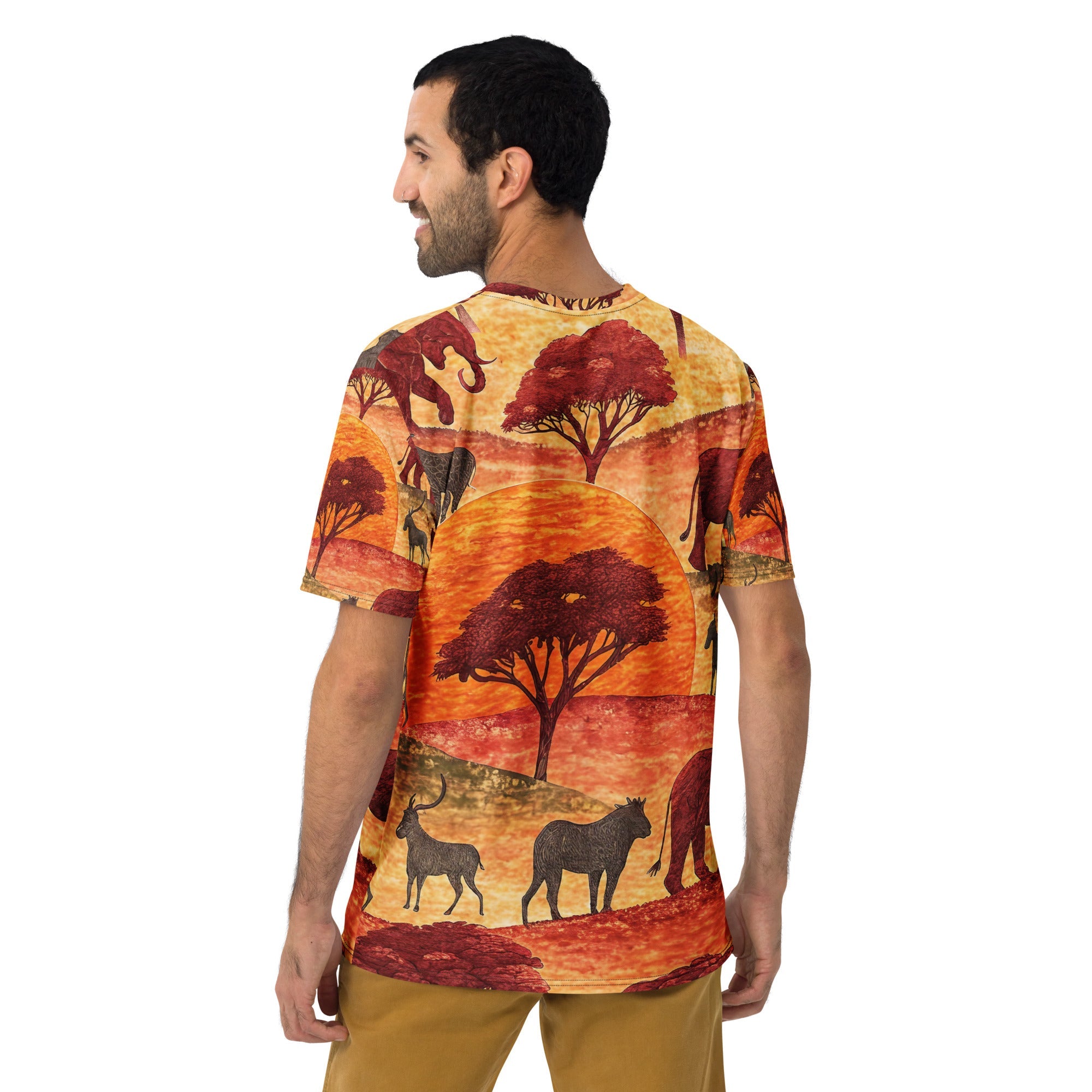 African Savannah All - Over Print T-Shirt – Sunset Wildlife & Nature Design - Craig Michael Design