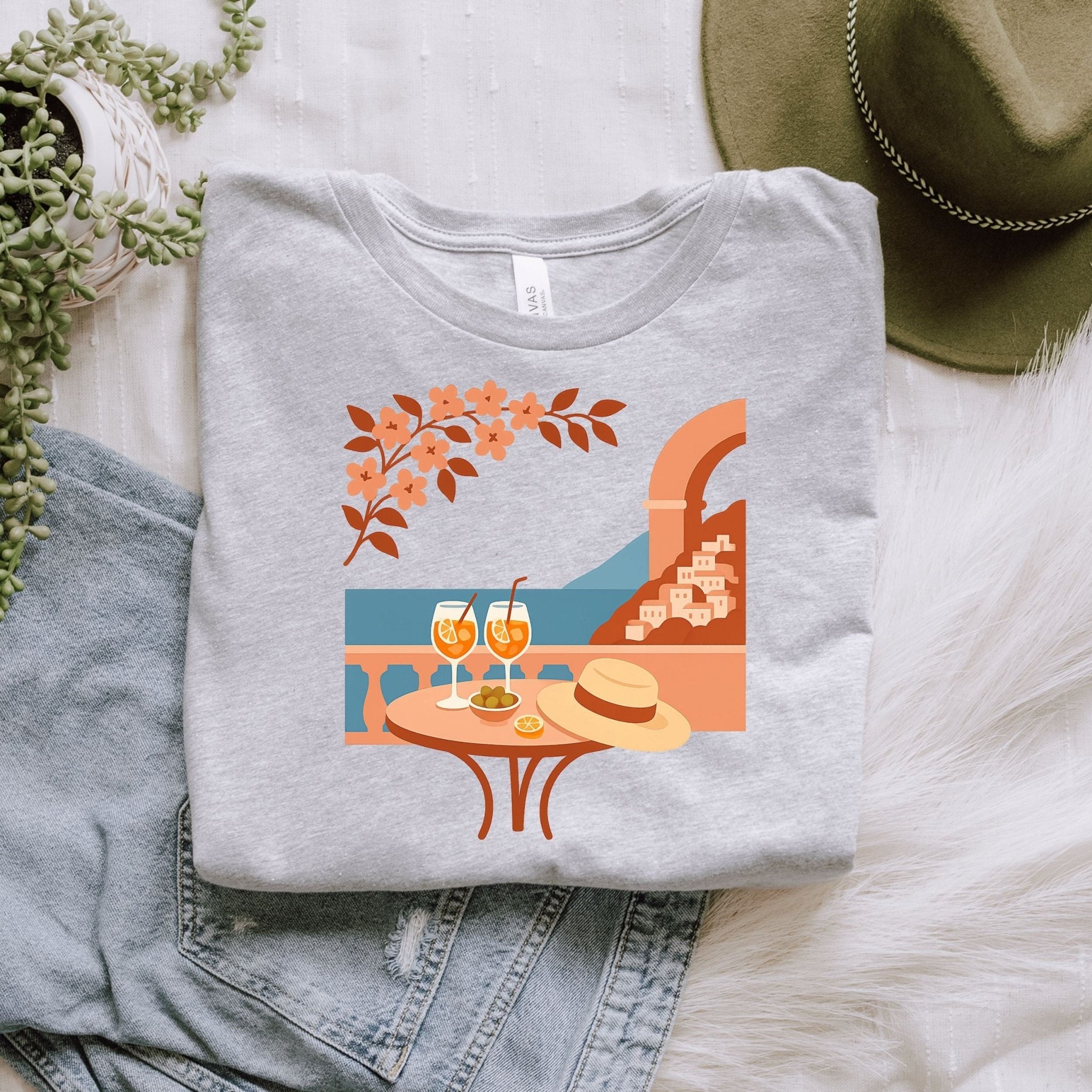 Amalfi Coast T-Shirt, Aperol Spritz Shirt - Craig Michael Design