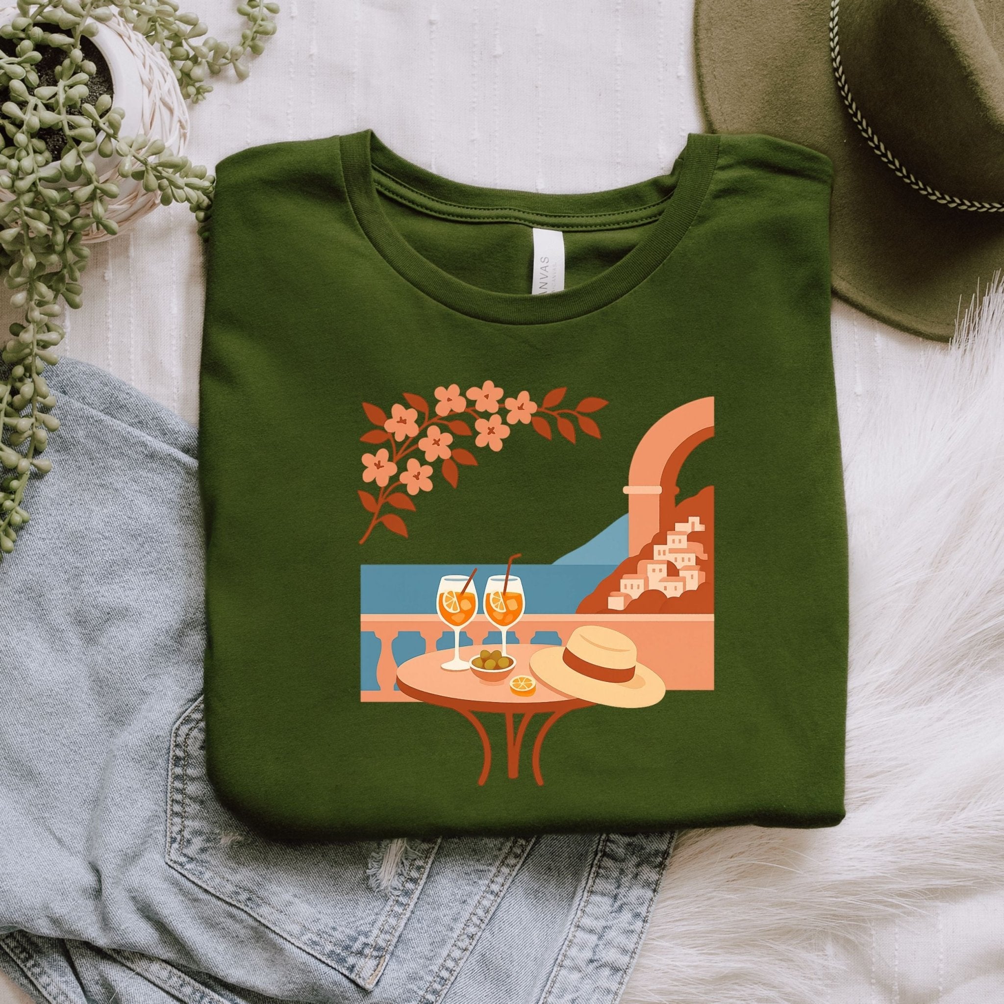 Amalfi Coast T-Shirt, Aperol Spritz Shirt - Craig Michael Design