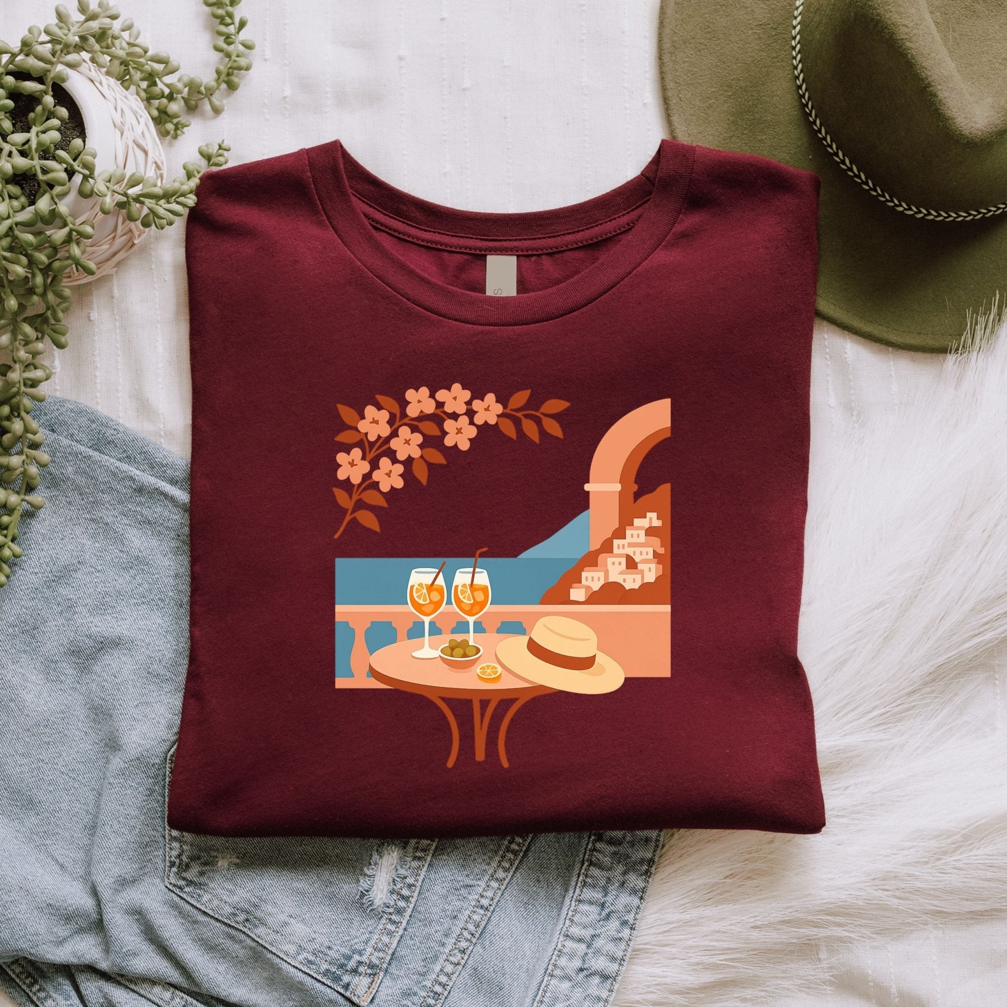 Amalfi Coast T-Shirt, Aperol Spritz Shirt - Craig Michael Design