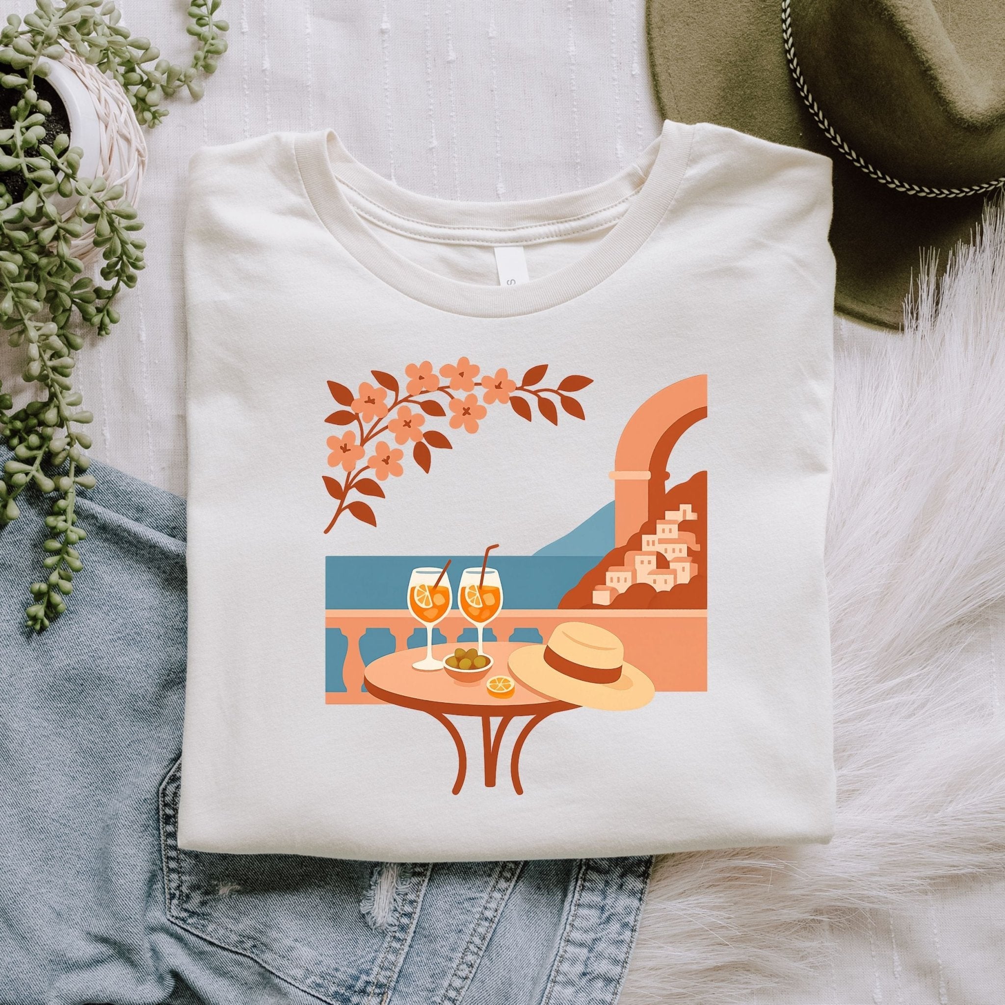 Amalfi Coast T-Shirt, Aperol Spritz Shirt - Craig Michael Design