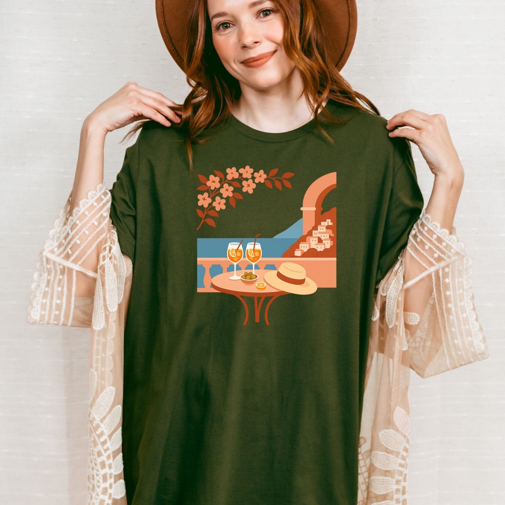 Amalfi Coast T-Shirt, Aperol Spritz Shirt - Craig Michael Design