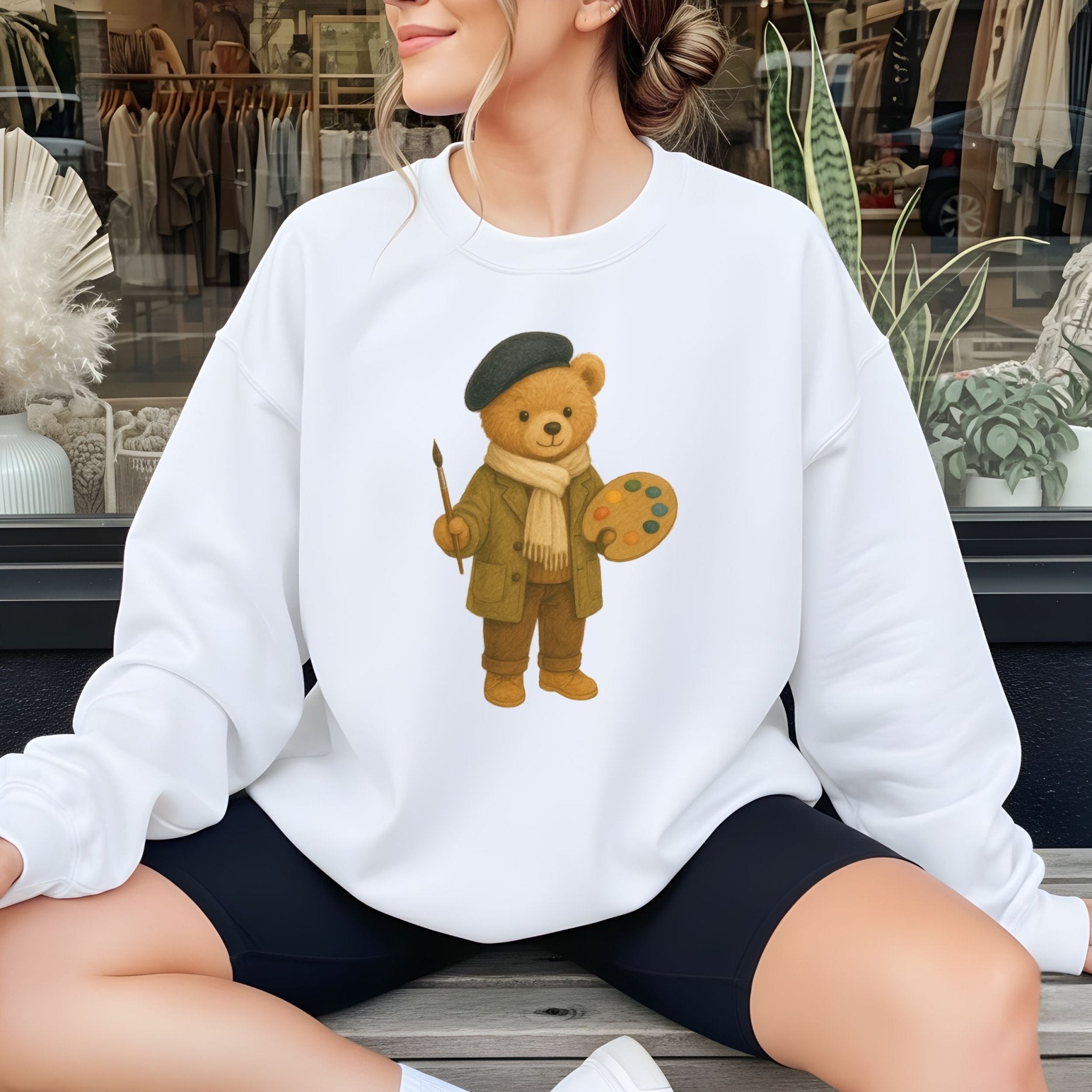 Artist Teddy Sweatshirt - Craig Michael Design