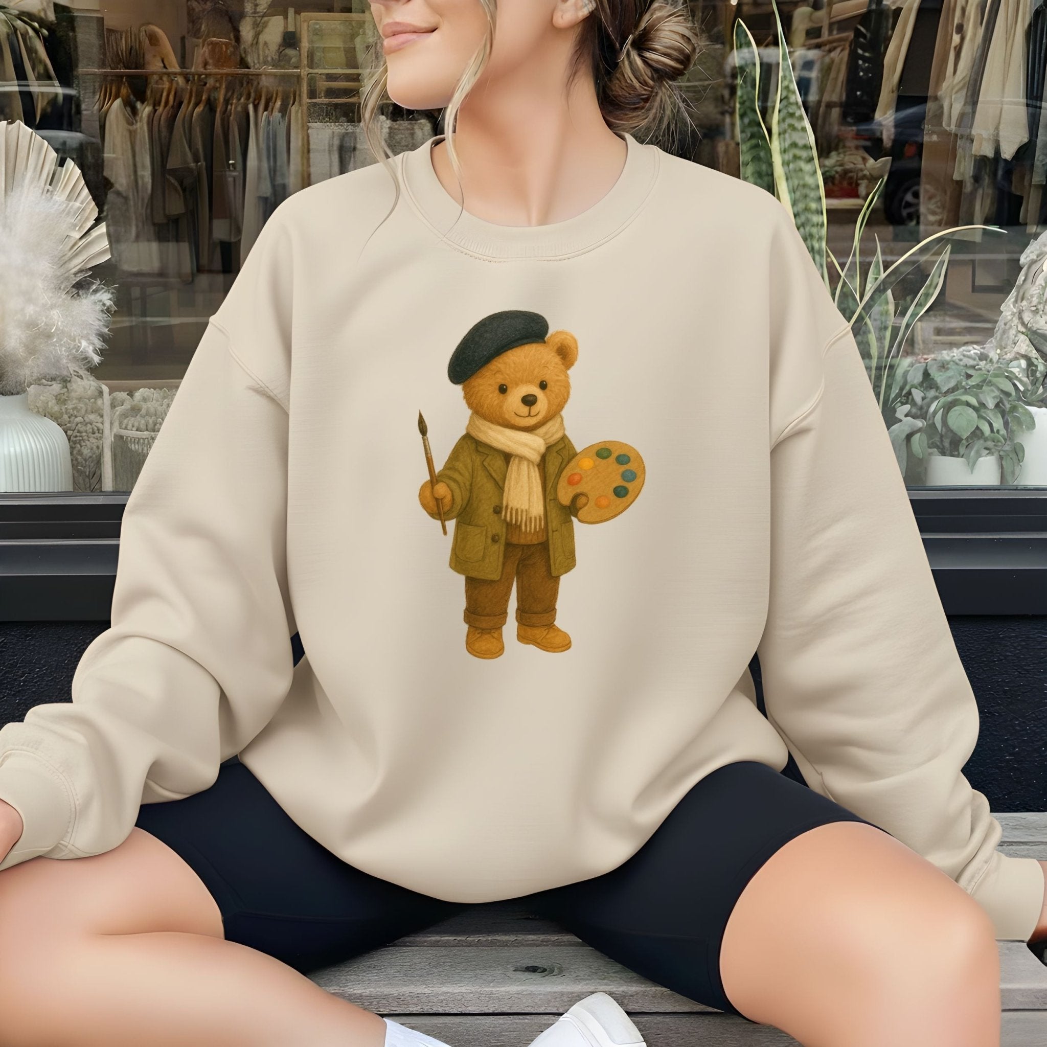 Artist Teddy Sweatshirt - Craig Michael Design