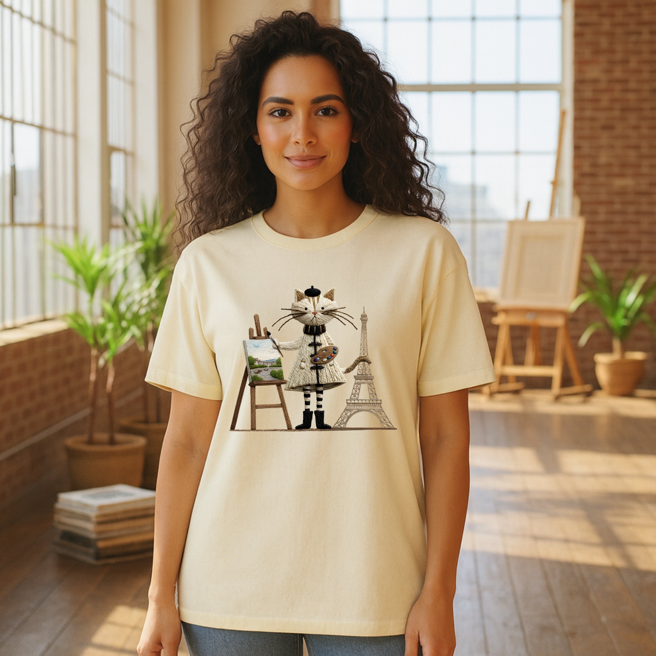 Paris Kitty T-Shirt – L’Artiste à Paris