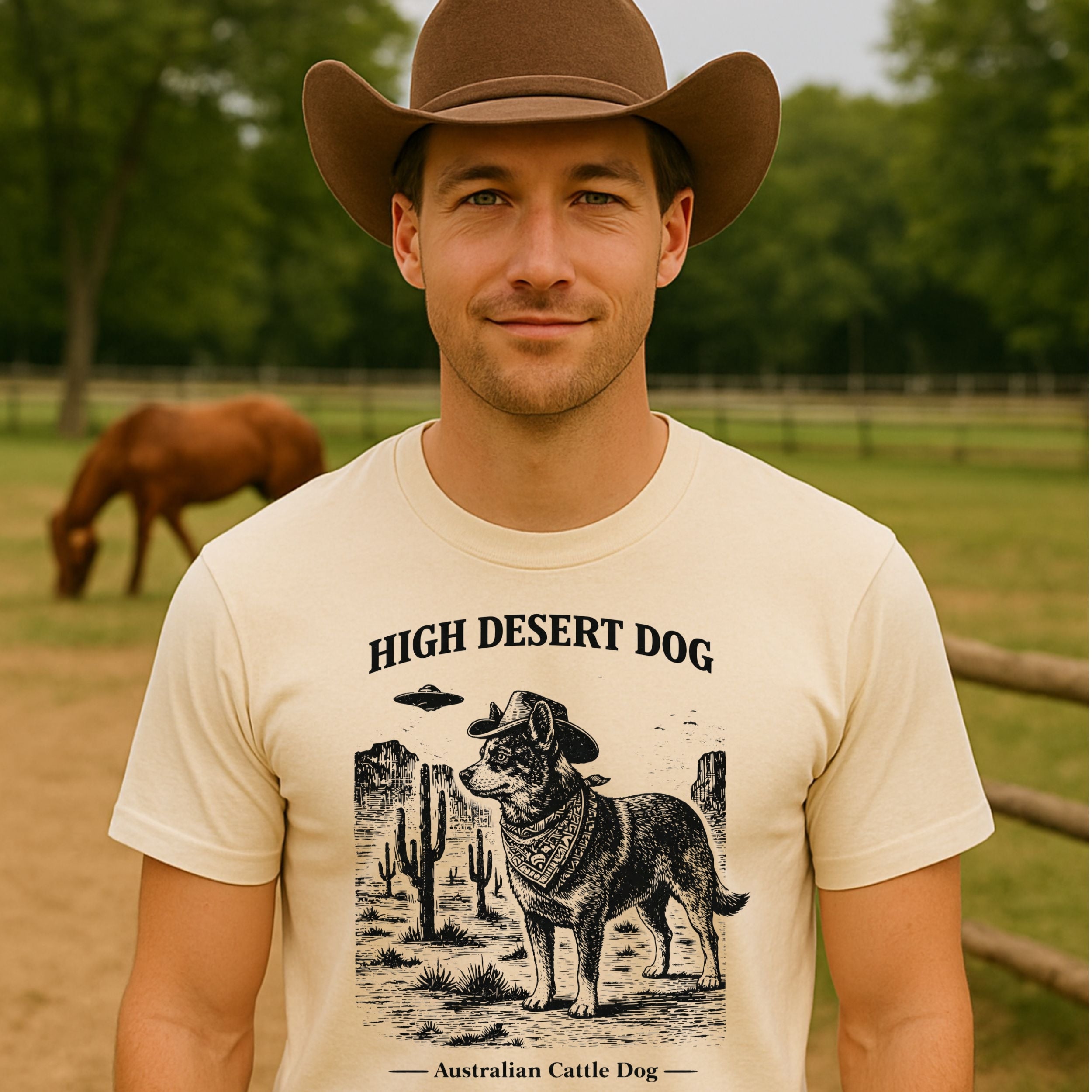 High Desert Dog Australian Cattle Dog T-shirt
