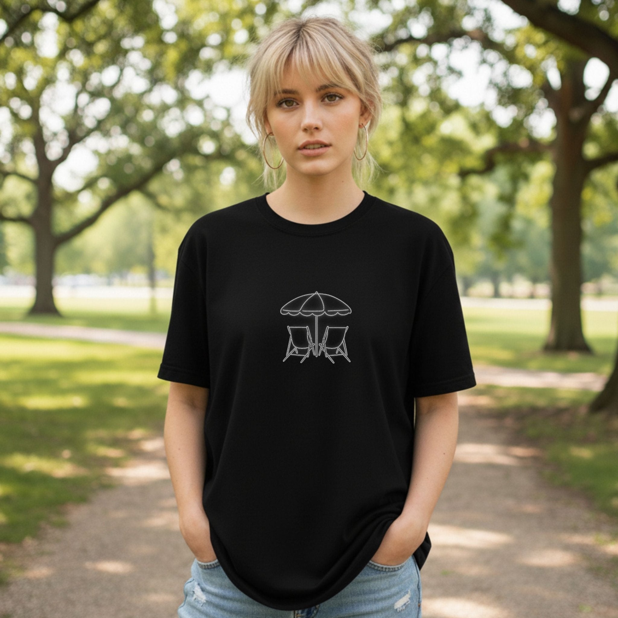 Beach Umbrella Chairs T-shirt, Summer Shirt - Craig Michael Design