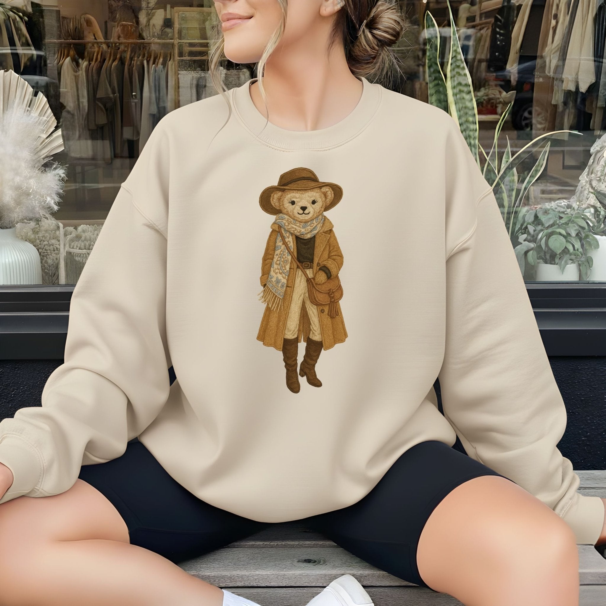 Boho Luxe Teddy Sweatshirt - Craig Michael Design