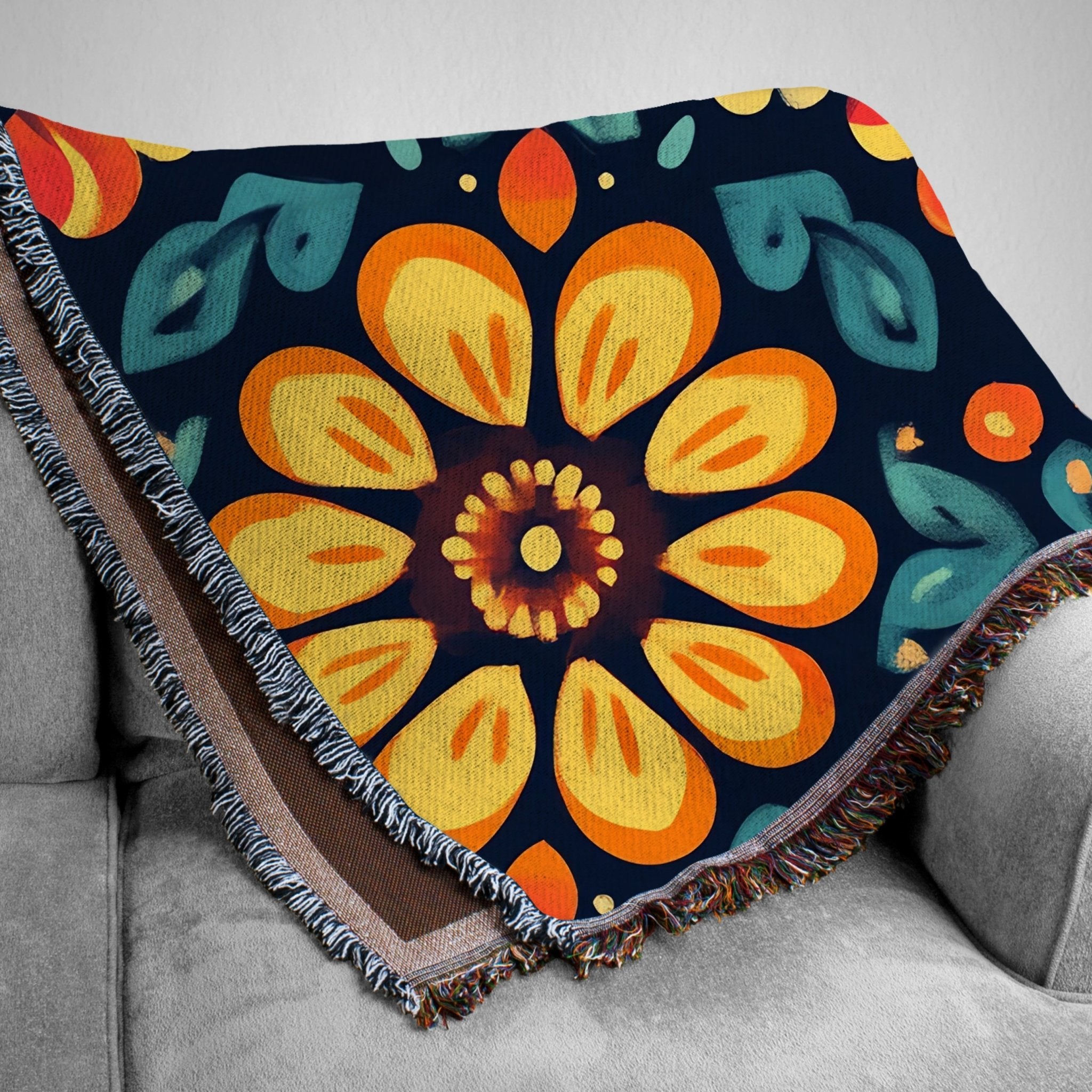 Boho Woven Blanket - Craig Michael Design