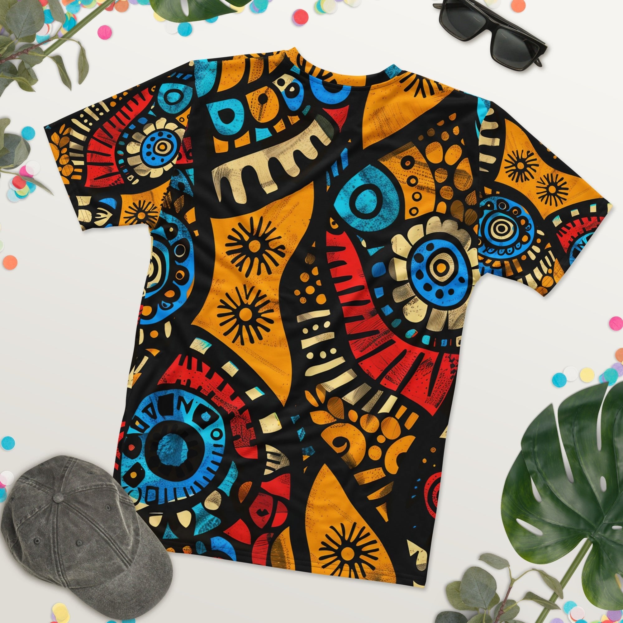 Bold African Tribal All - Over Print T-Shirt – Geometric Heritage Pattern - Craig Michael Design
